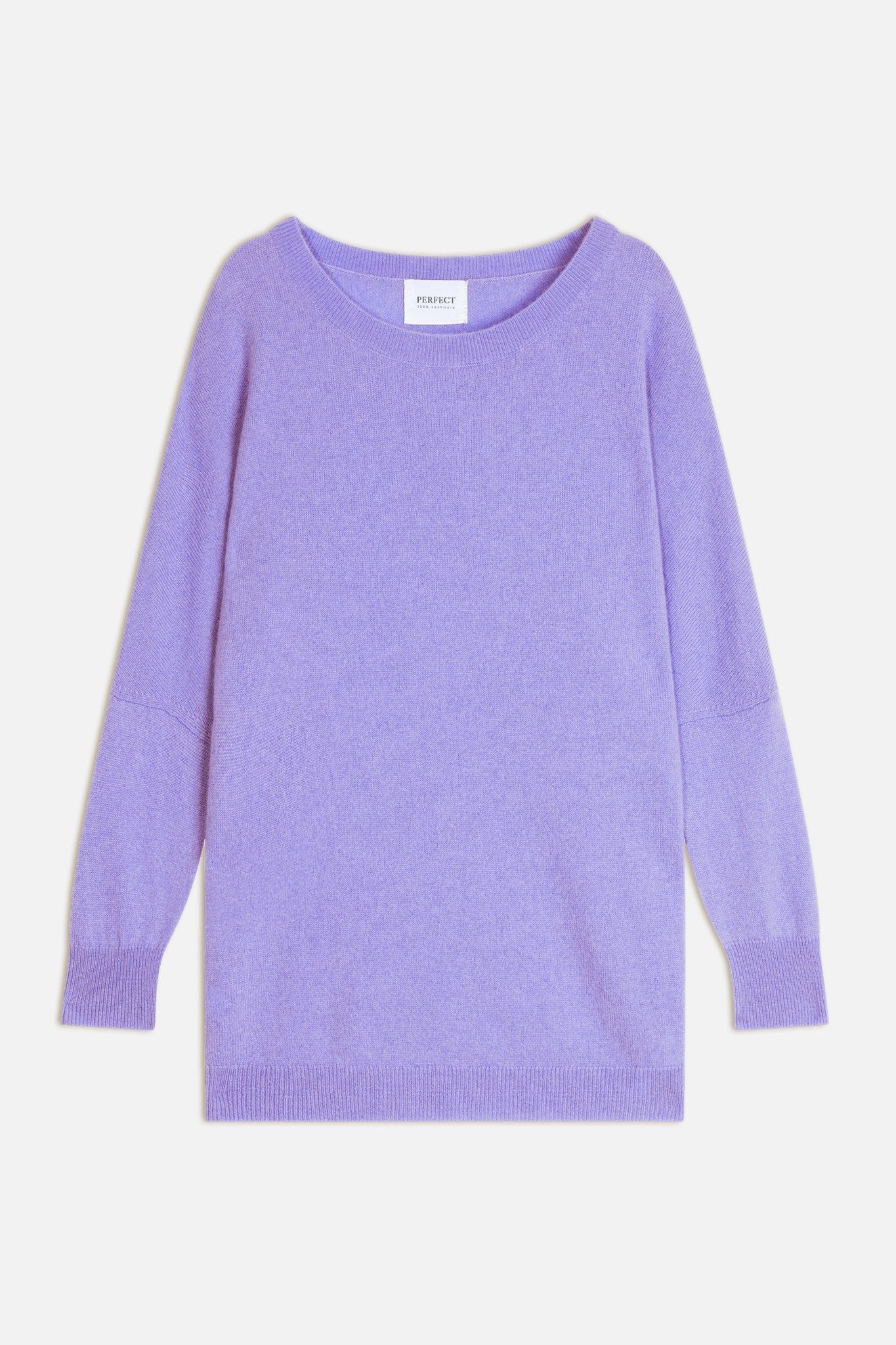 molly pull chauve souris lavande 100% cachemire