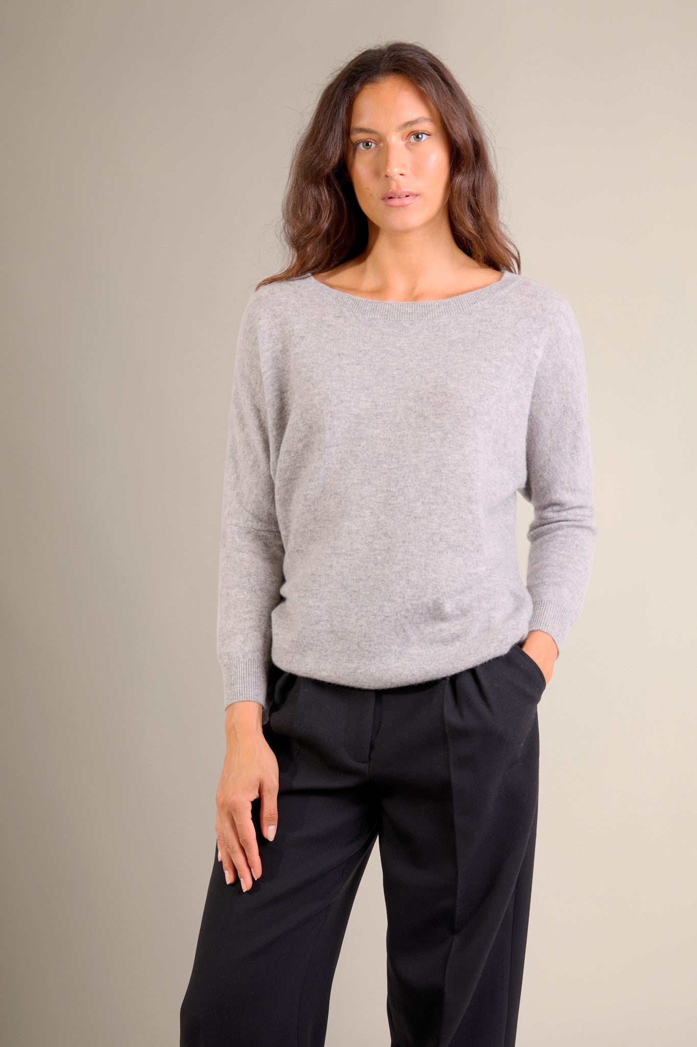 molly pull chauve souris nuage chiné 100% cachemire