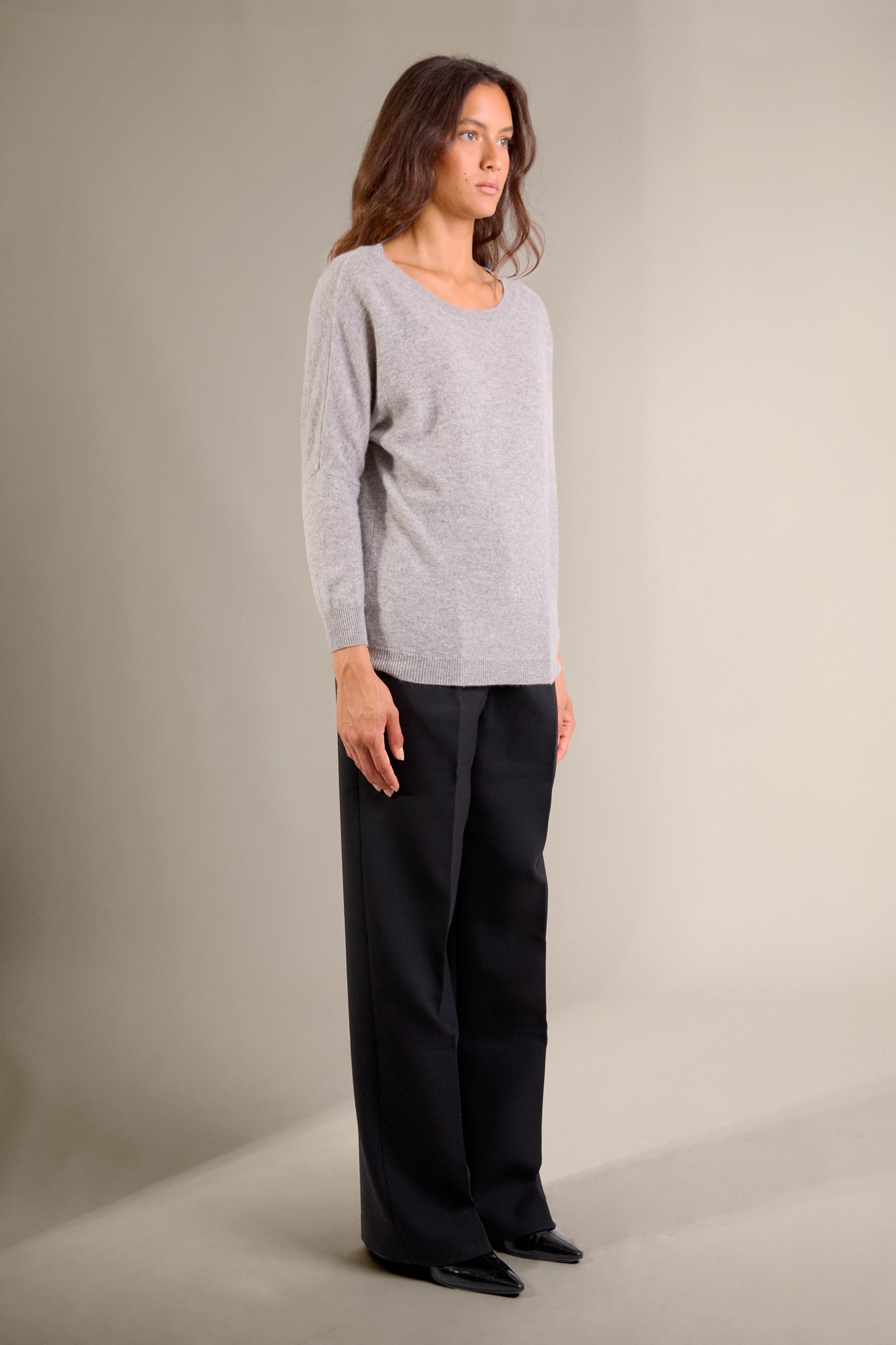 molly pull chauve souris nuage chiné 100% cachemire