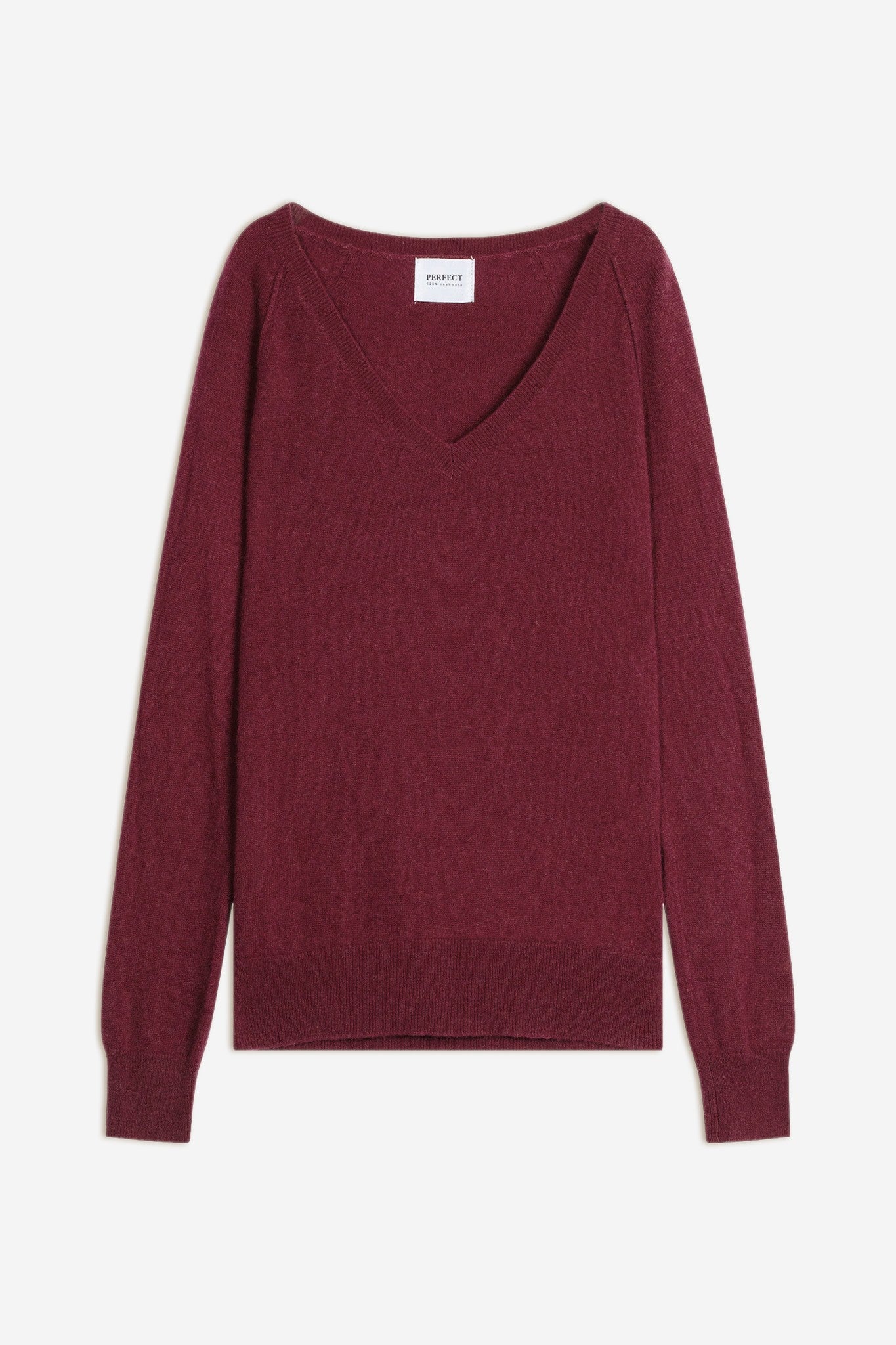 penelope pull col v tomette 100% cachemire