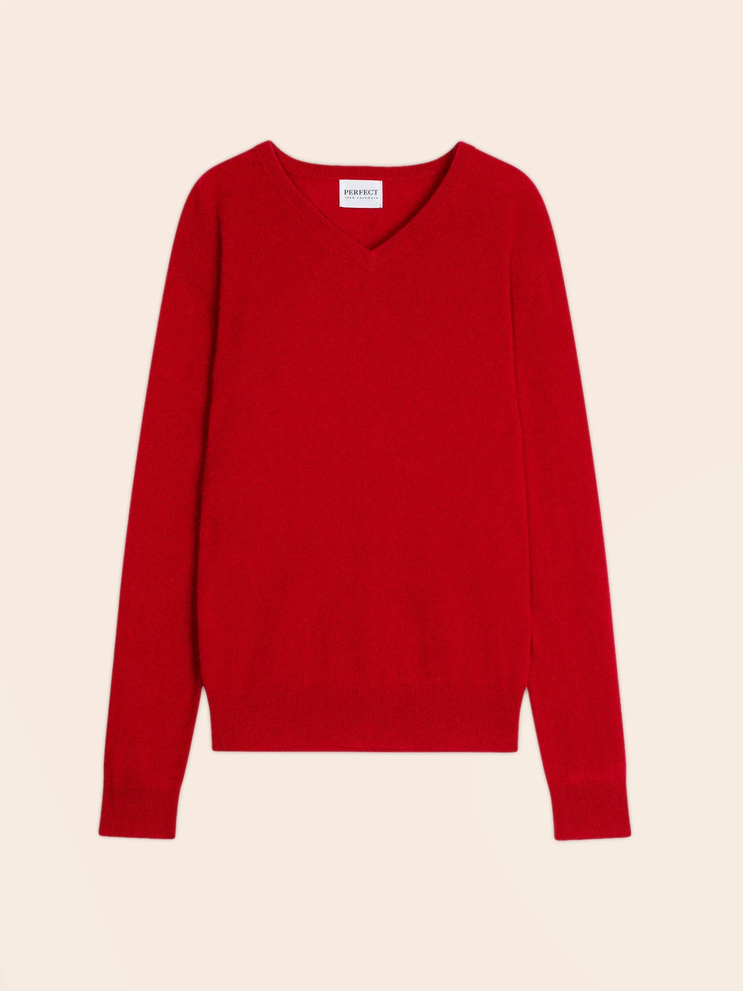 ALEXANDER sweater v-neck red