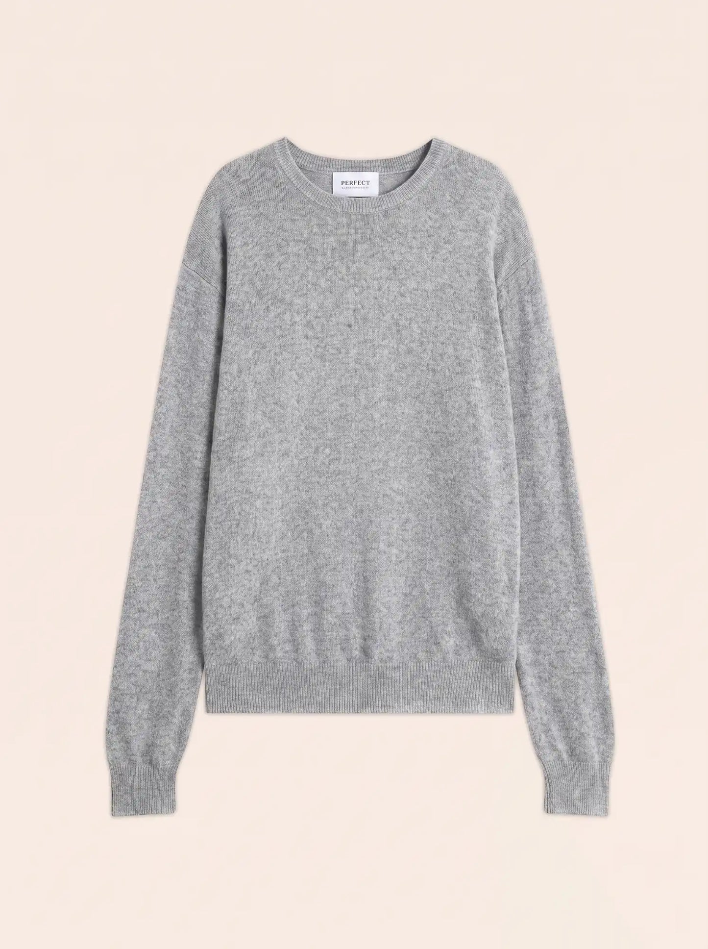 BLAKE pullover rundhalsausschnitt wolke meliert