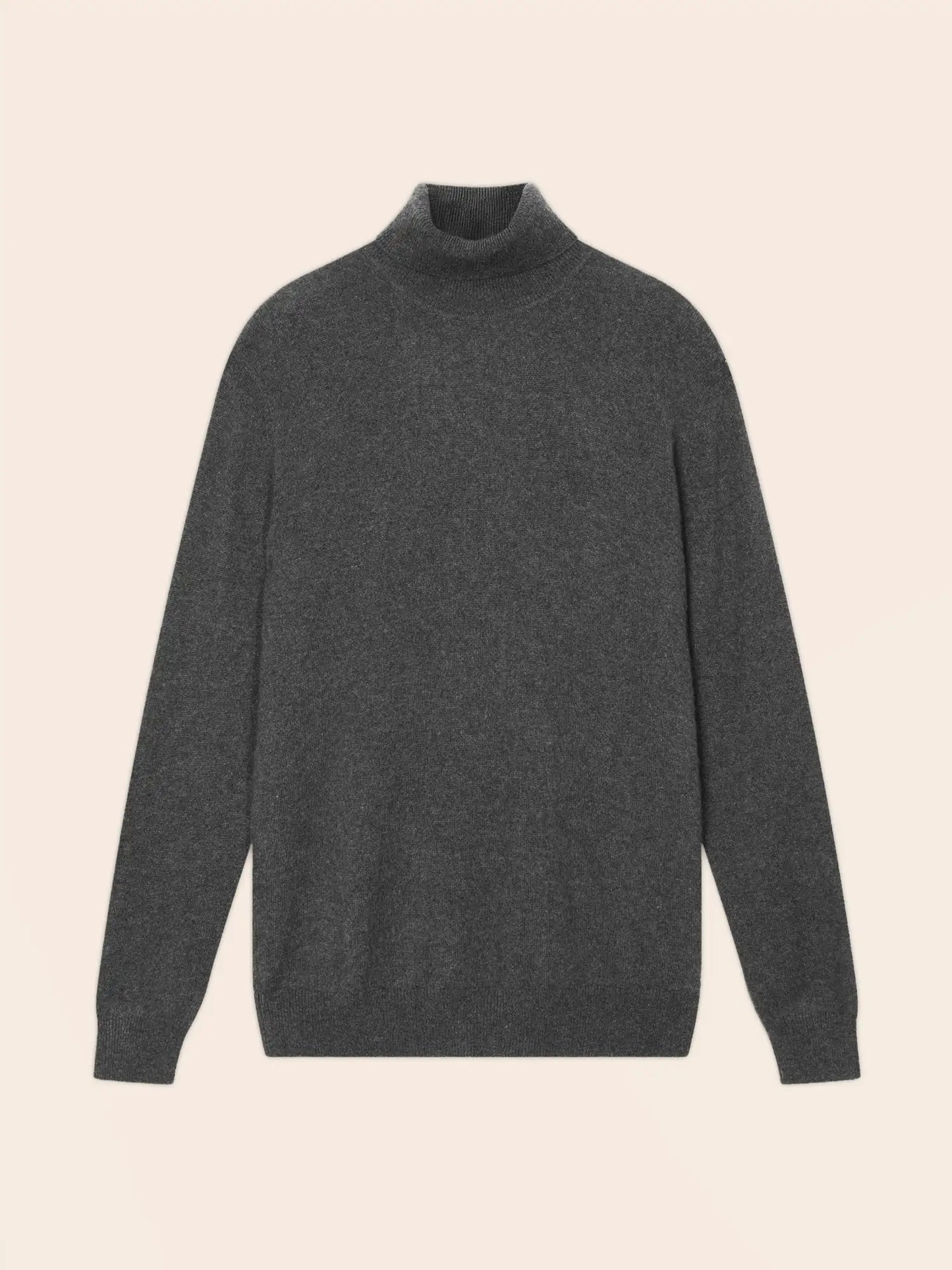 TREVOR pullover rollkragen anthrazit meliert