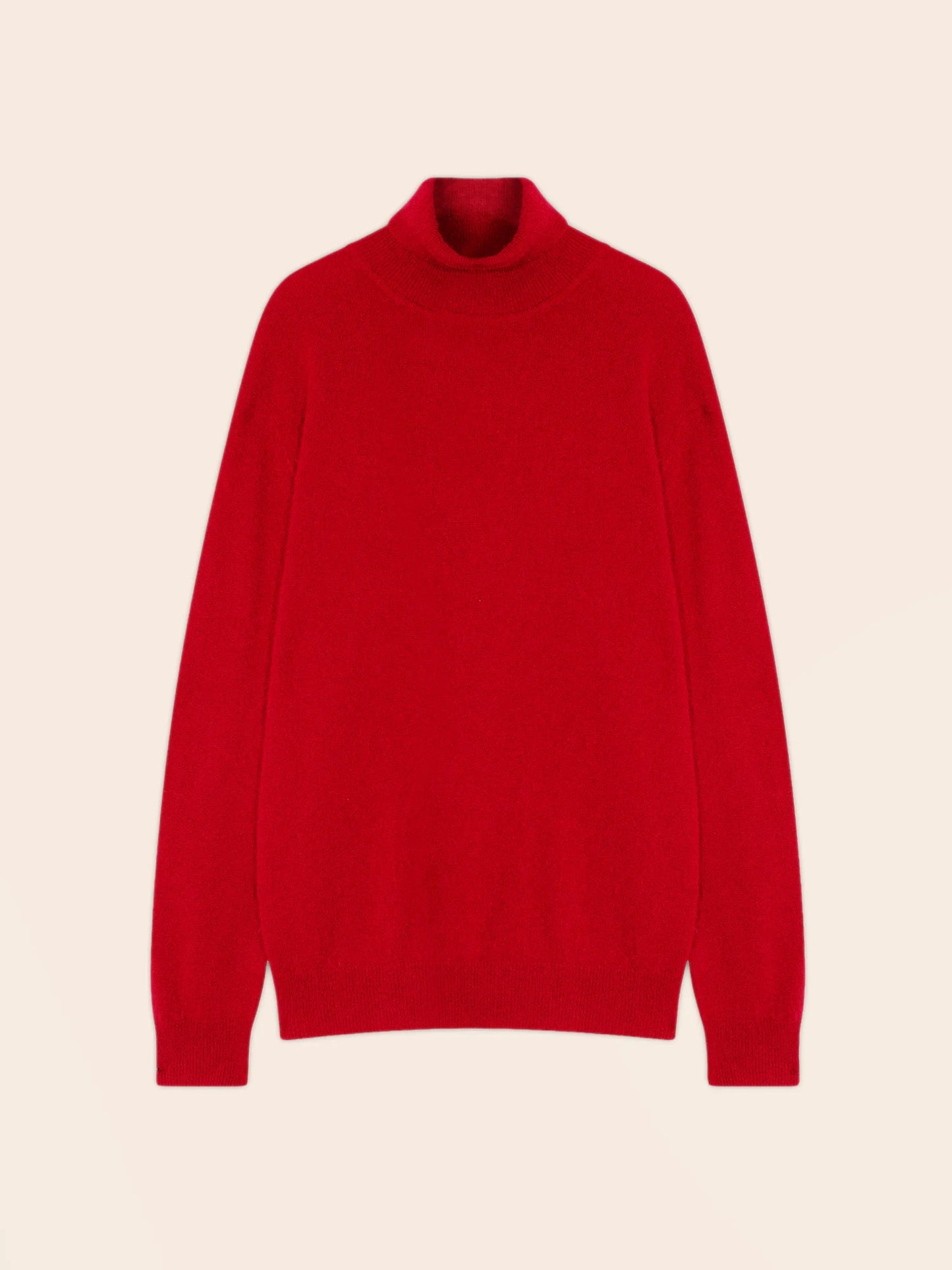 TREVOR pullover rollkragen rot