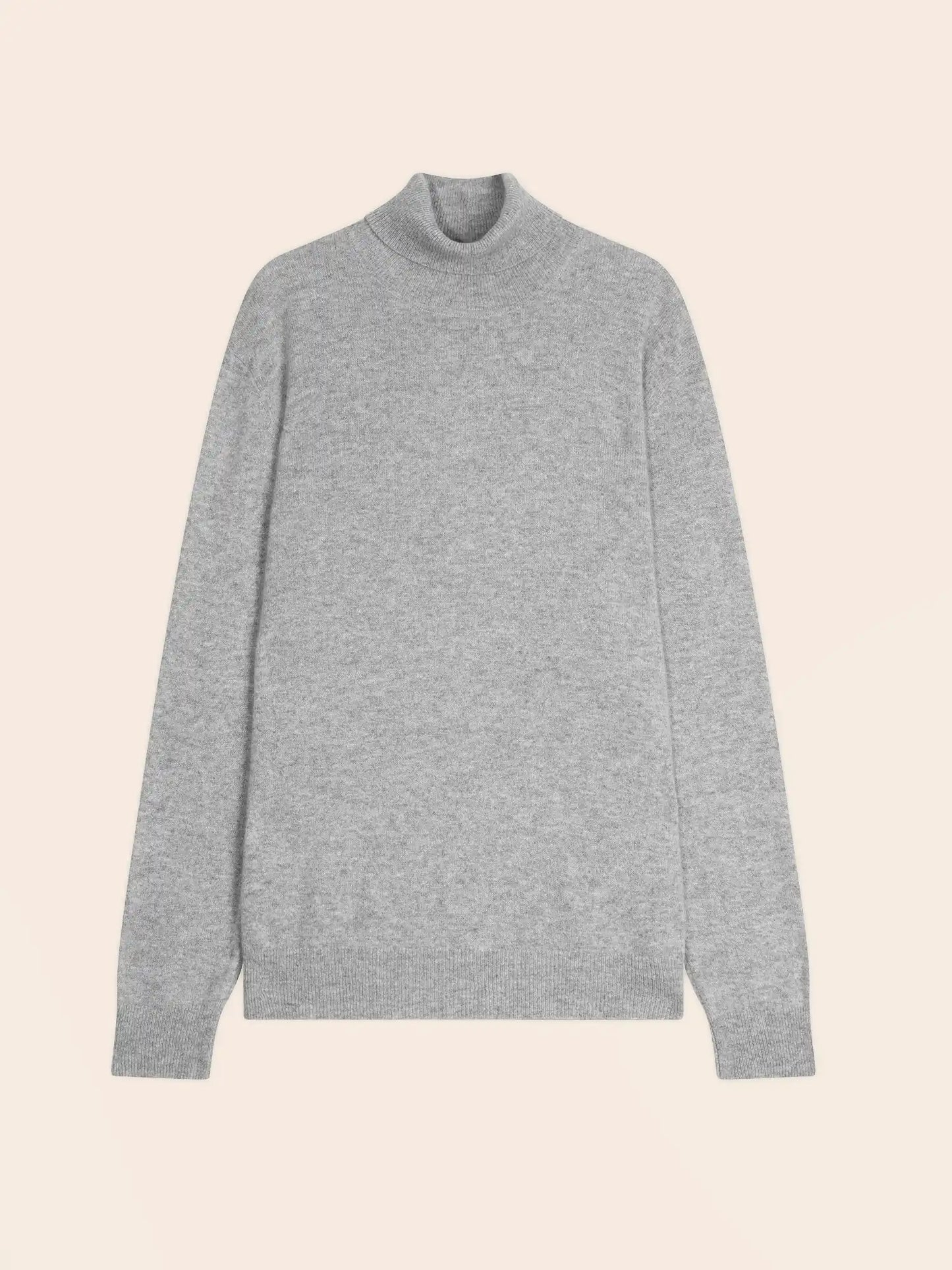 TREVOR sweater turtleneck heather cloud
