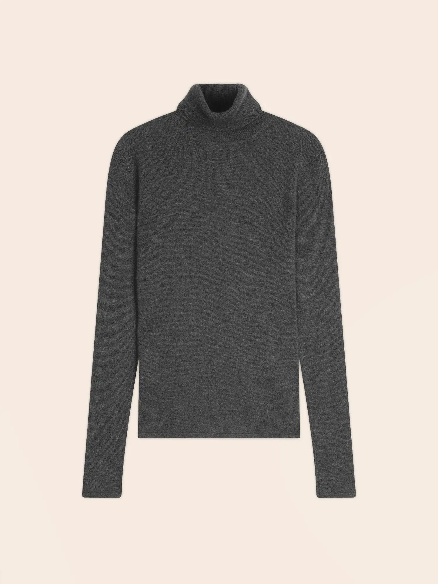 ASHLEY sweater turtleneck heather charcoal