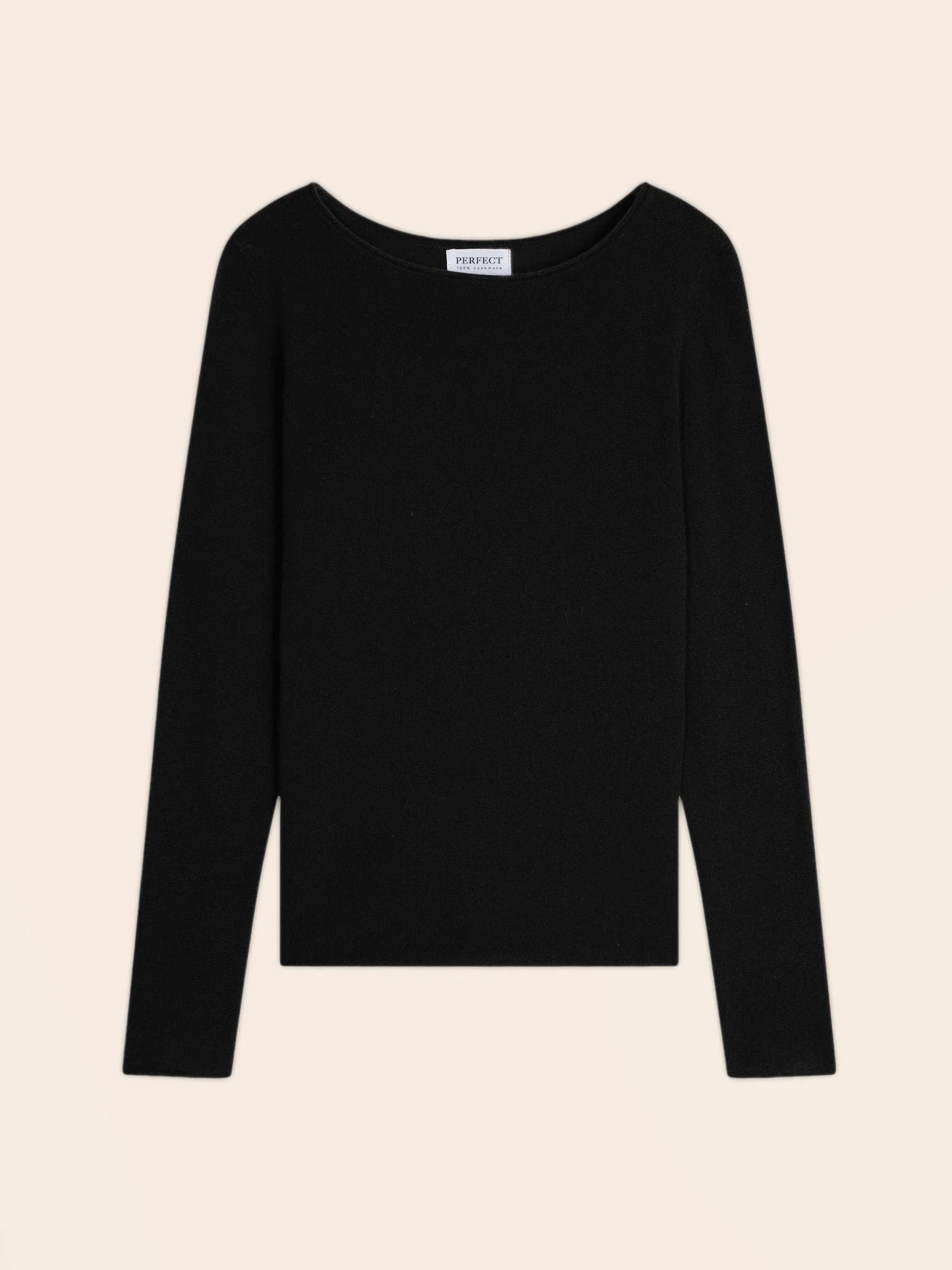 MEGAN pullover u-boot-ausschnitt schwarz