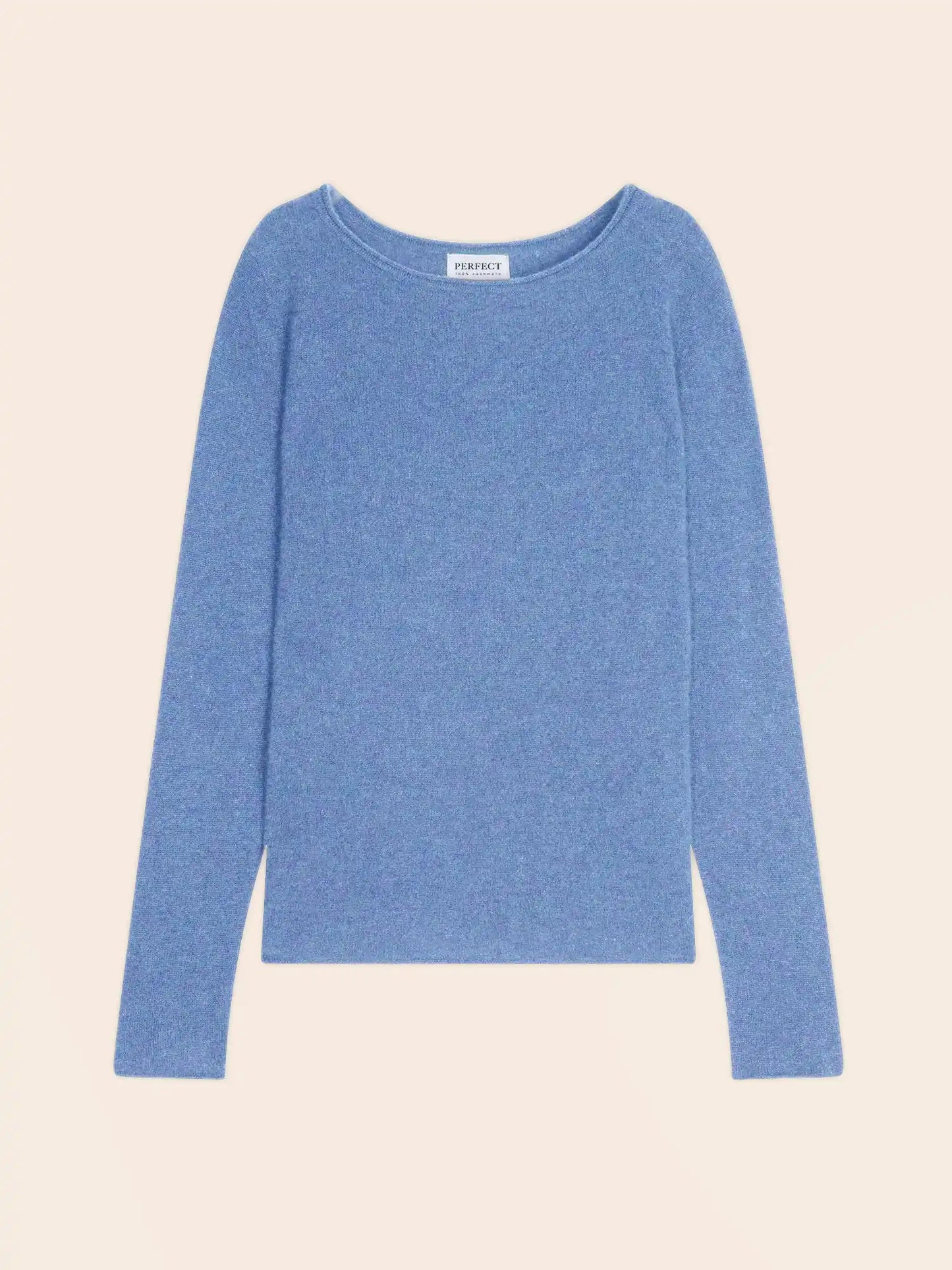 MEGAN pullover u-boot-ausschnitt himmelblau