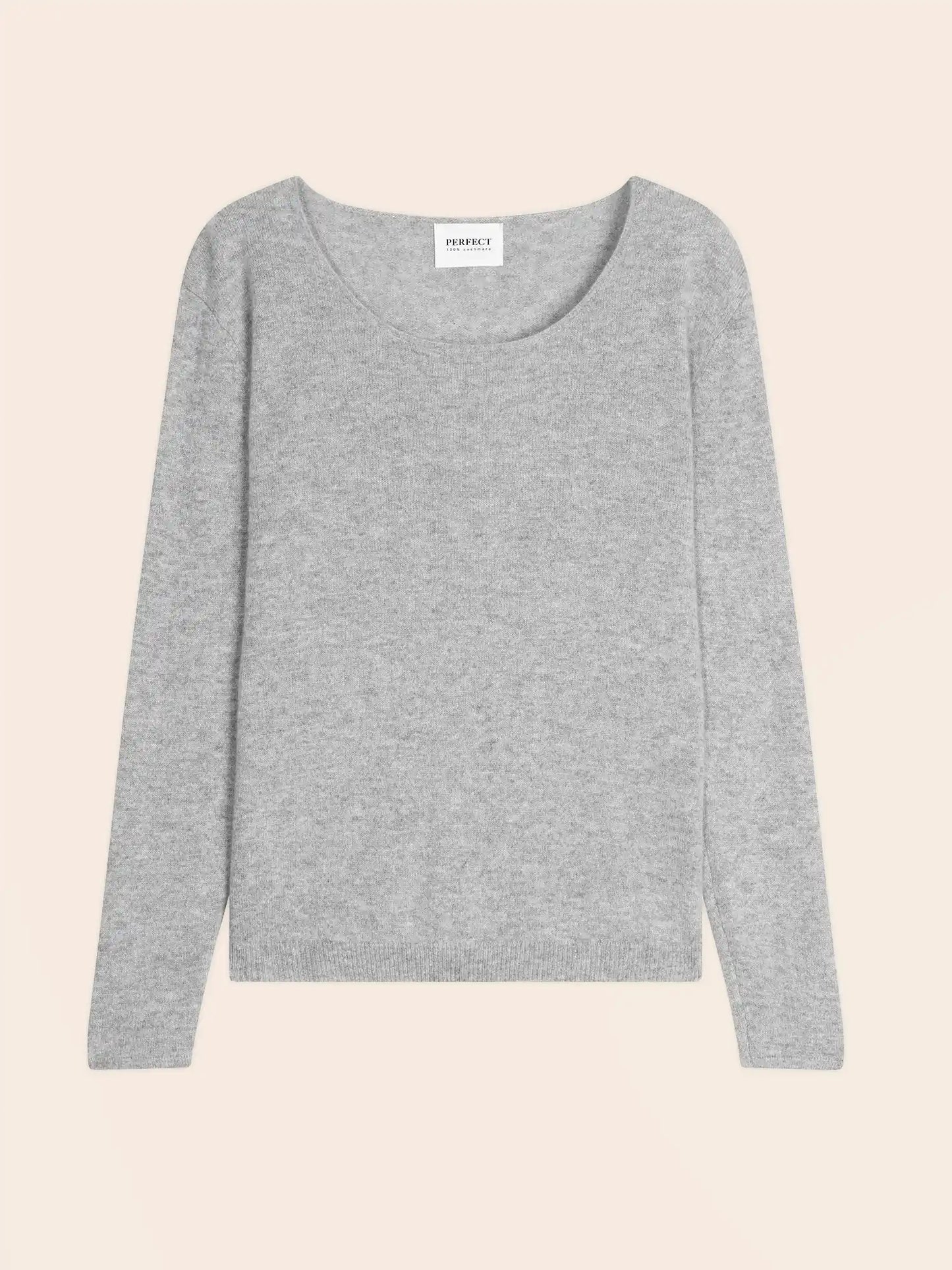 LINDSAY pullover rundhalsausschnitt wolke meliert
