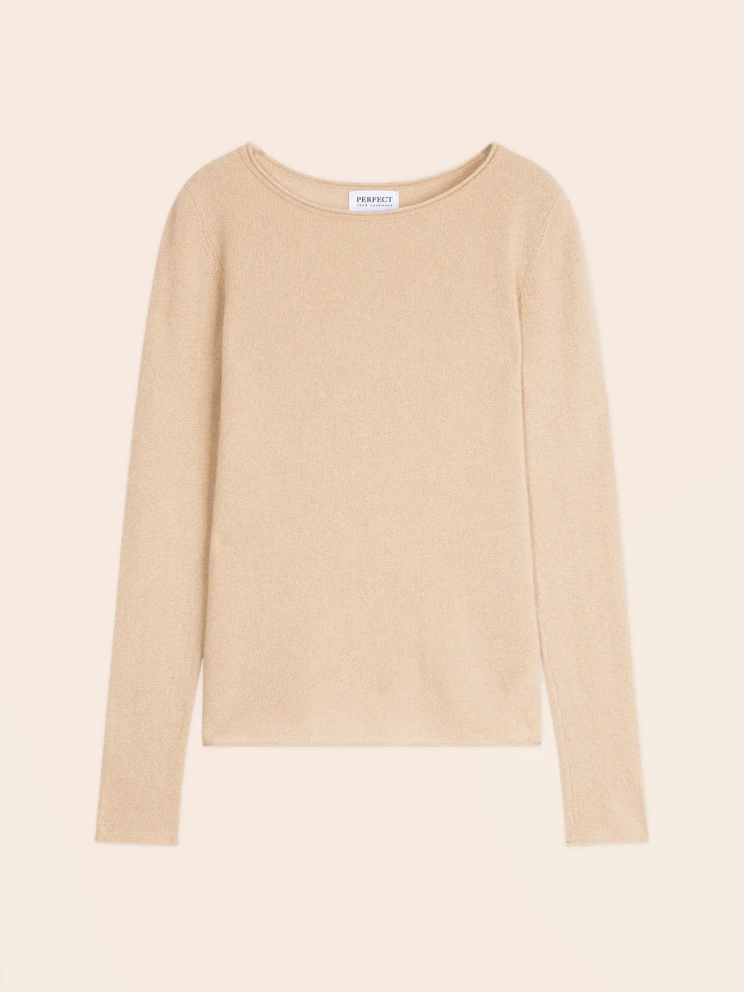 OPRAH pullover rundhalsausschnitt sand