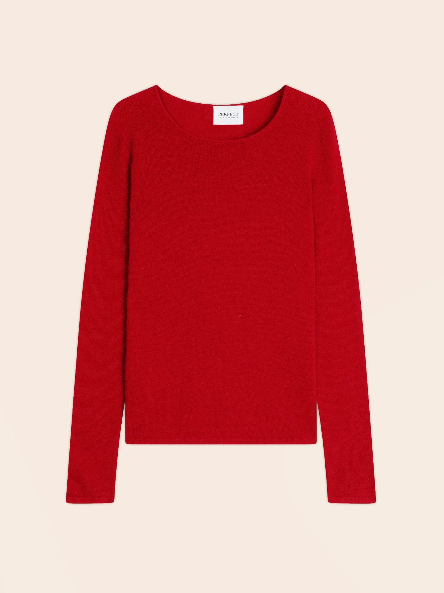 OPRAH pullover rundhalsausschnitt rot