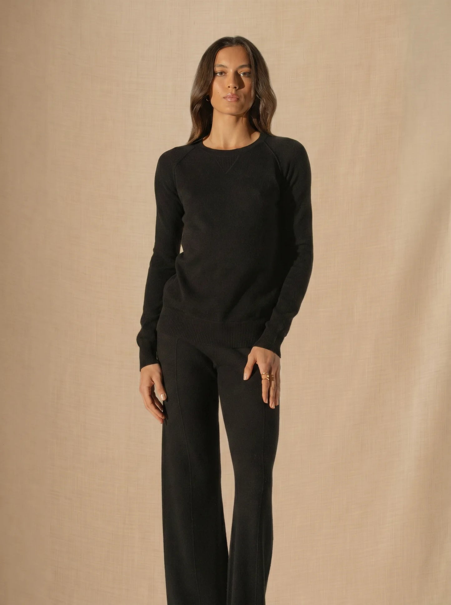 WILMA sweater crew neck black