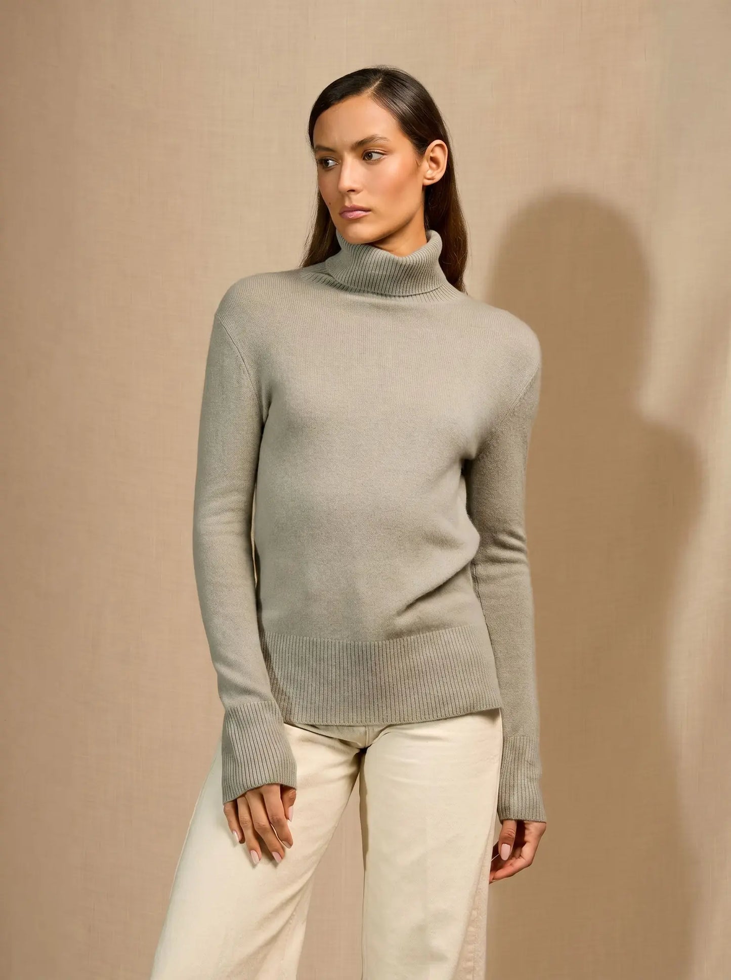 CAM sweater turtleneck olive