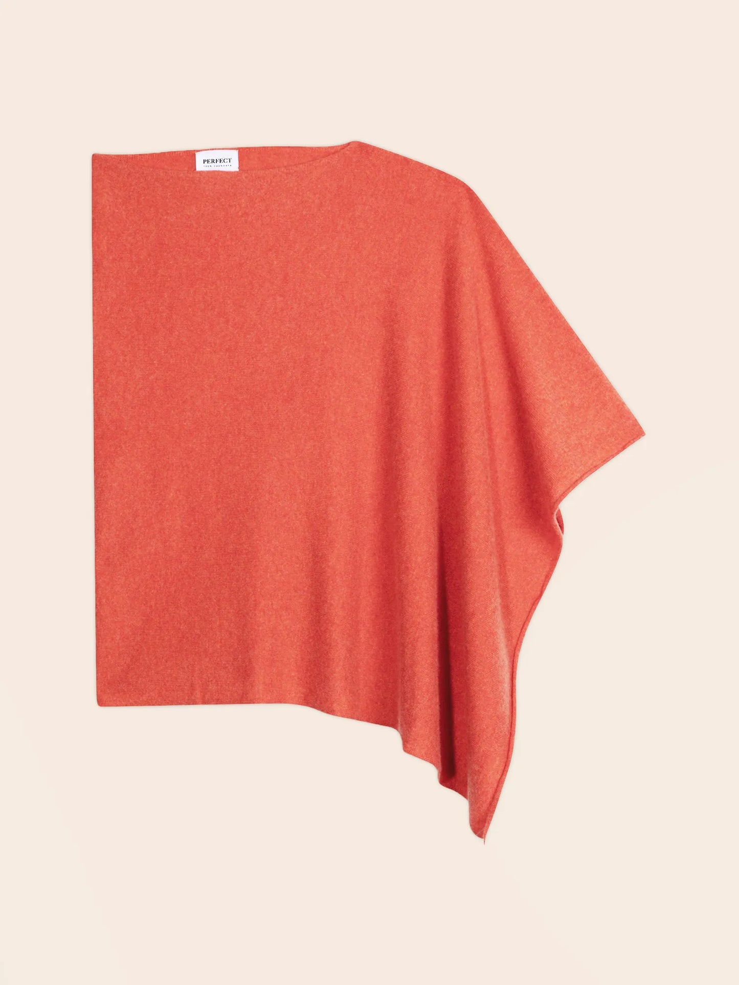 TAMARA poncho heather orange