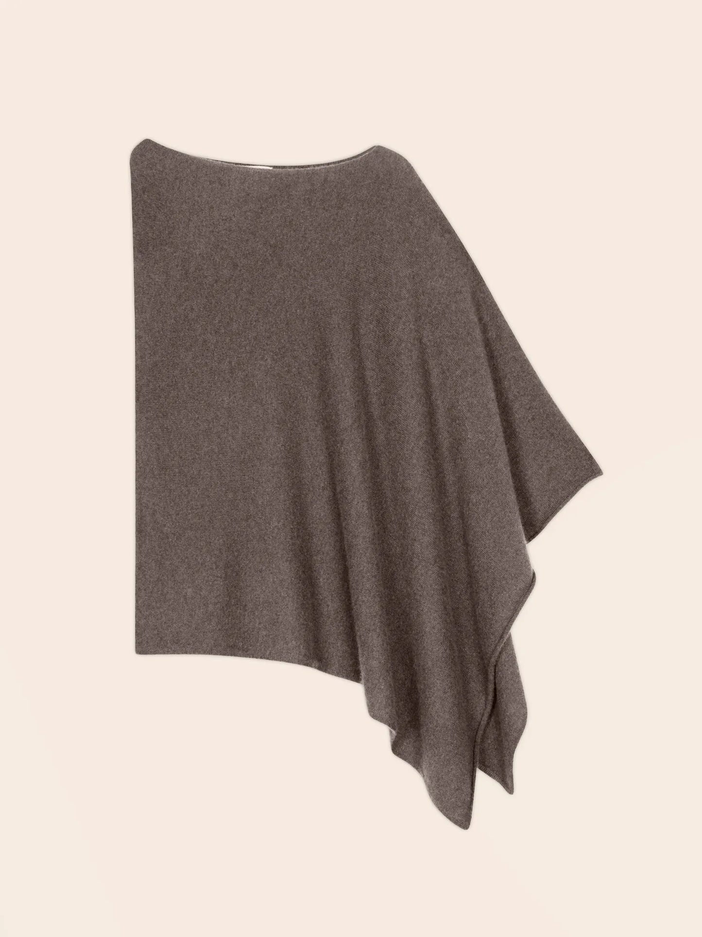 TAMARA poncho heather taupe