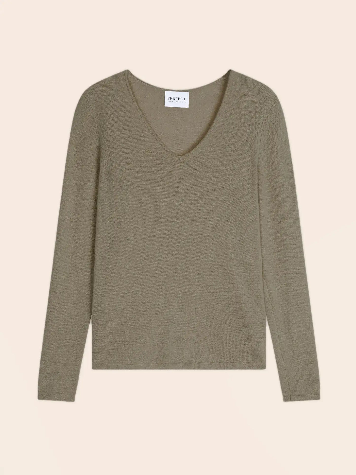 SHANNON pullover v-ausschnitt army