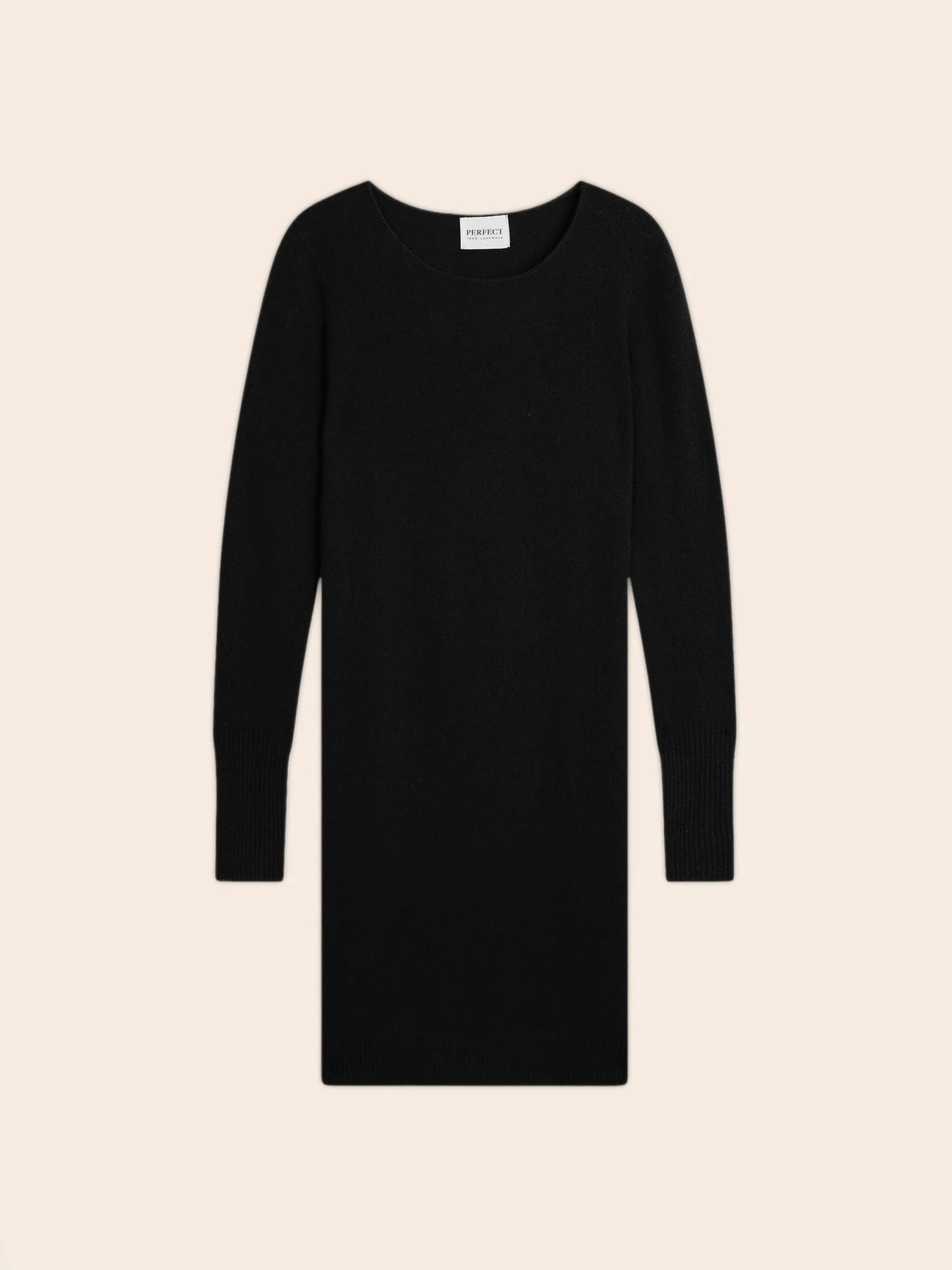 MOLLI kleid rundhalsausschnitt schwarz