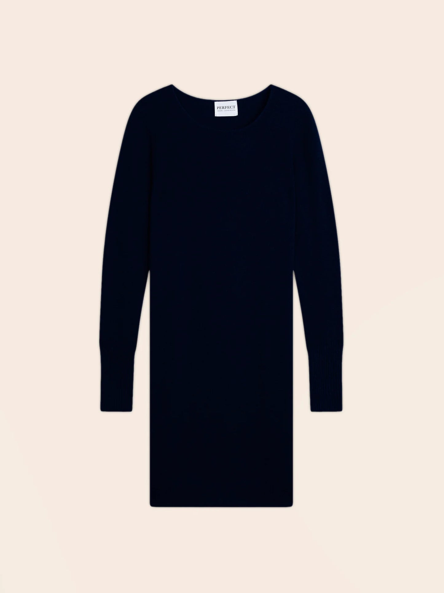 MOLLI kleid rundhalsausschnitt marineblau