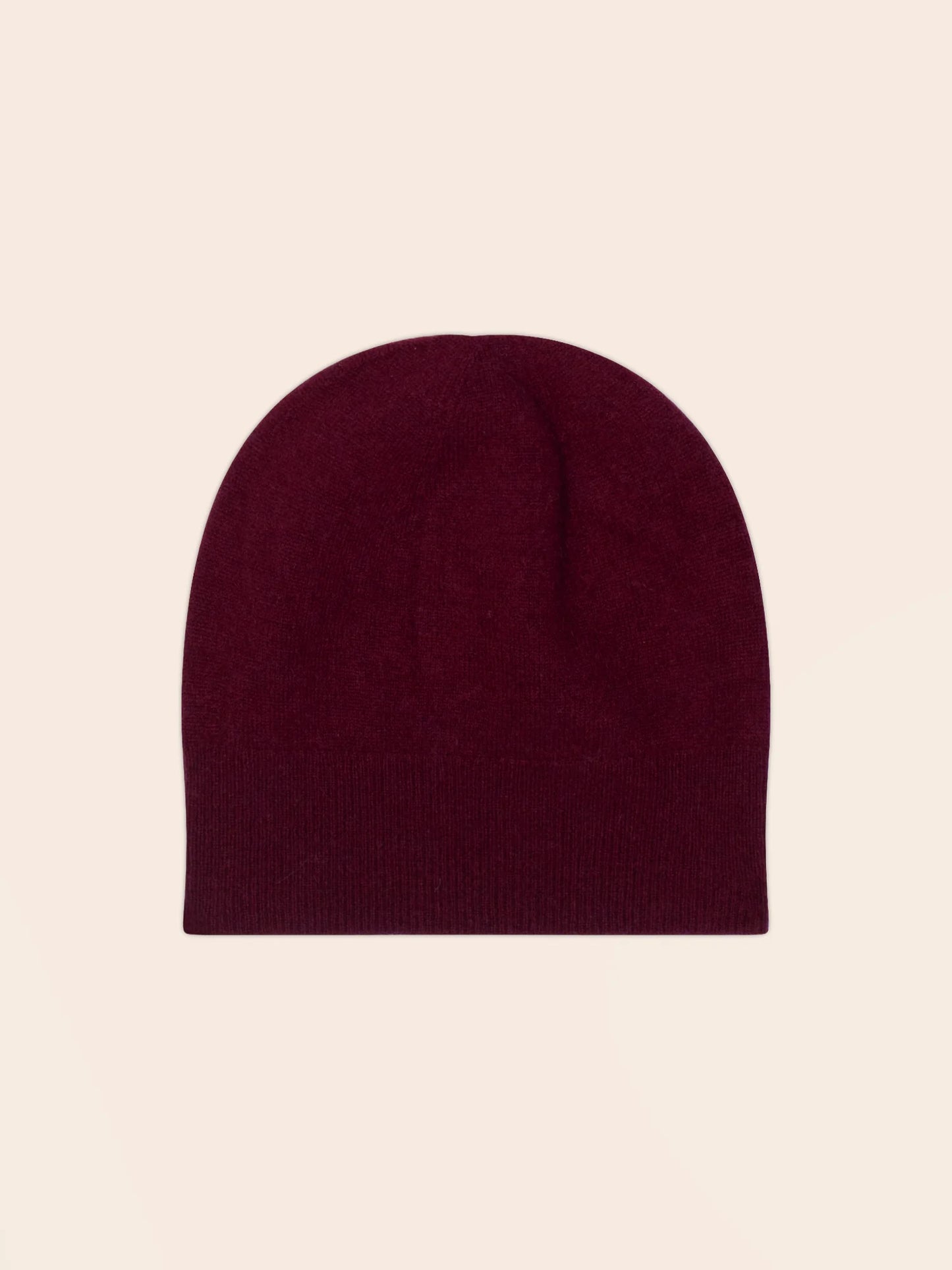 FAITH bonnet bordeaux 100% cachemire