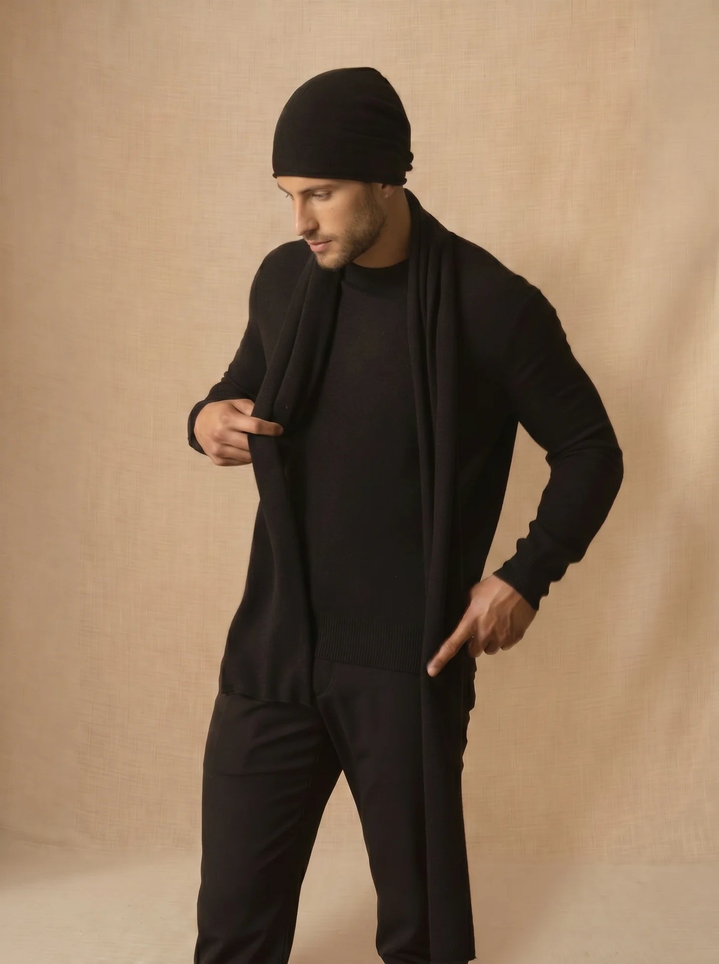 KELLY scarf black