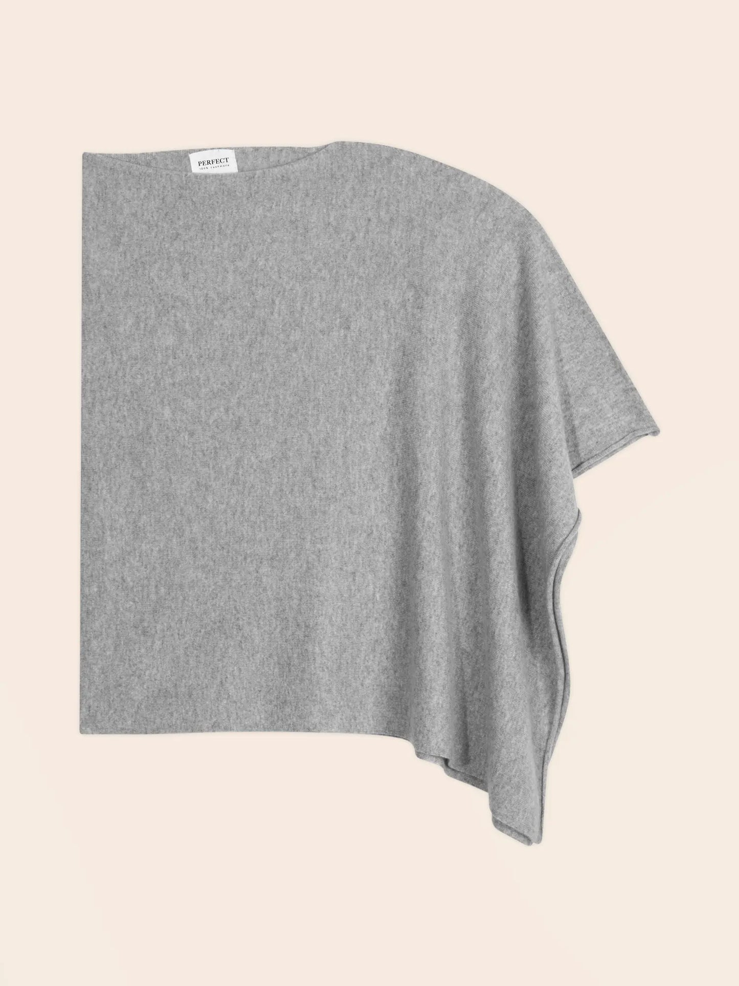 TAMARA poncho heather cloud