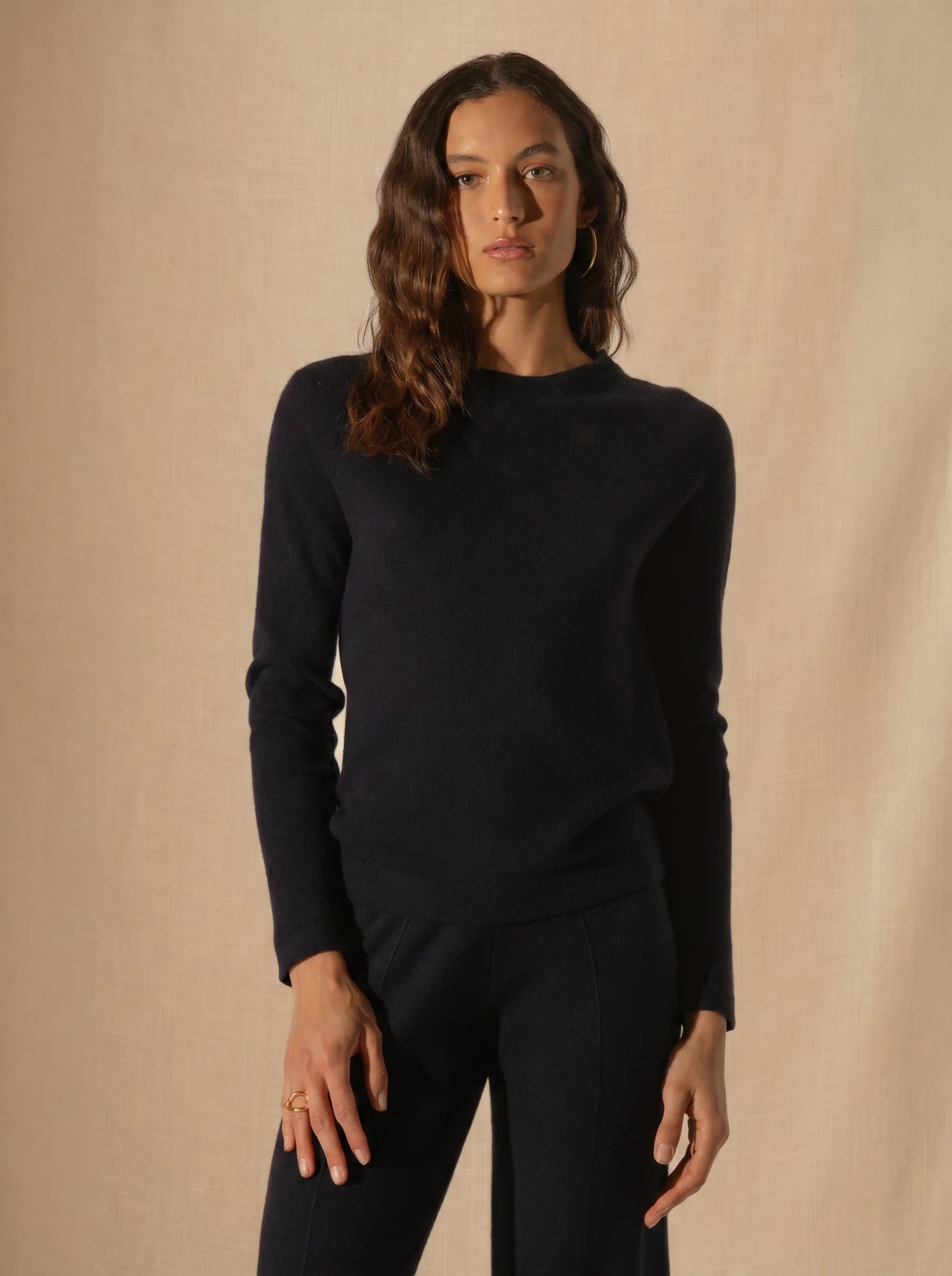 WHITNEY pullover rundhalsausschnitt marineblau