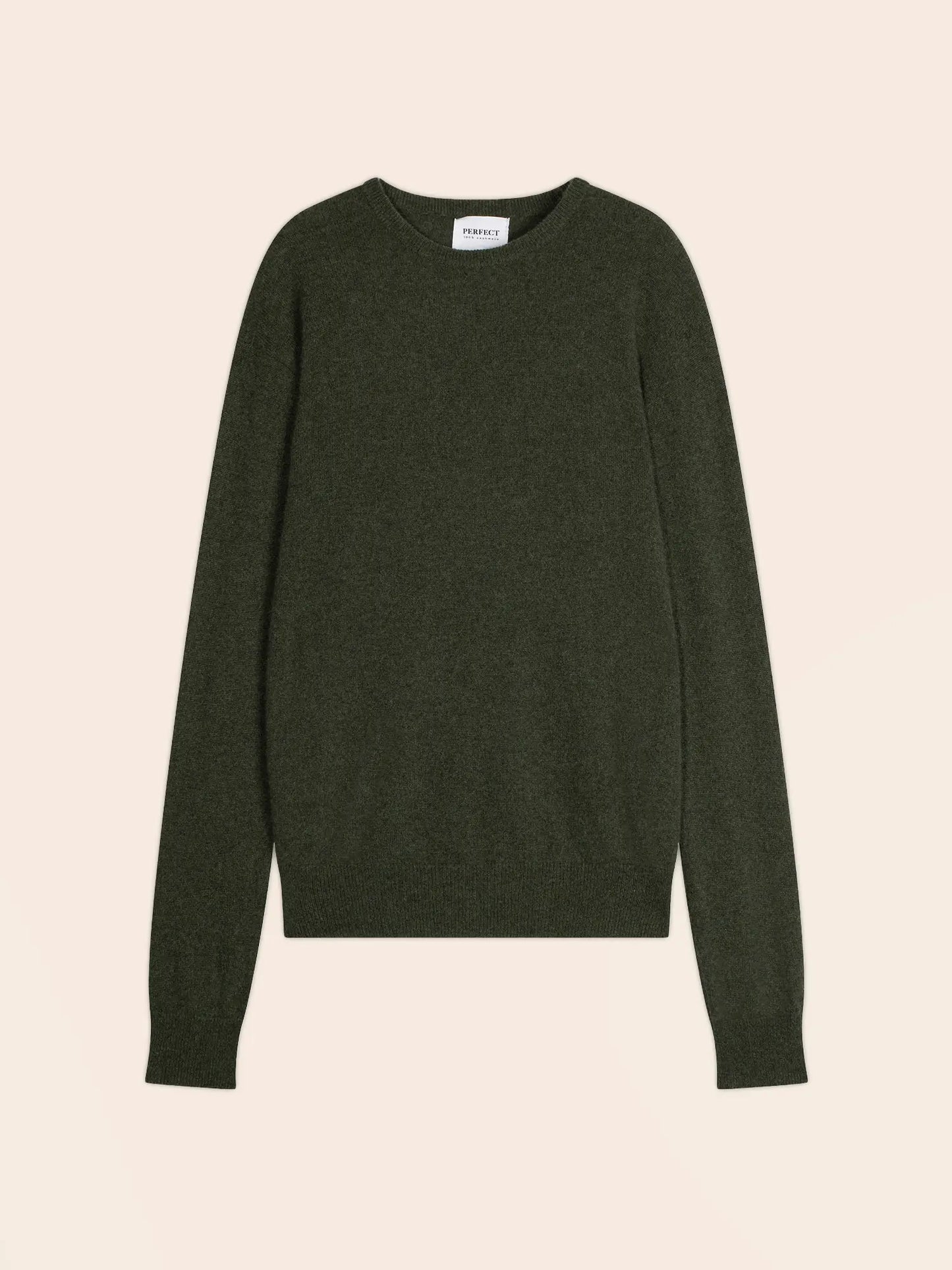 BLAKE pullover rundhalsausschnitt khaki meliert
