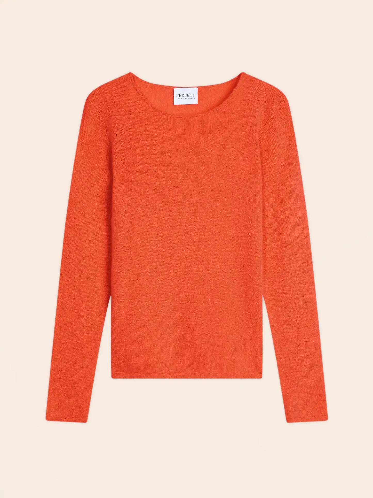 MEGAN pullover u-boot-ausschnitt orange