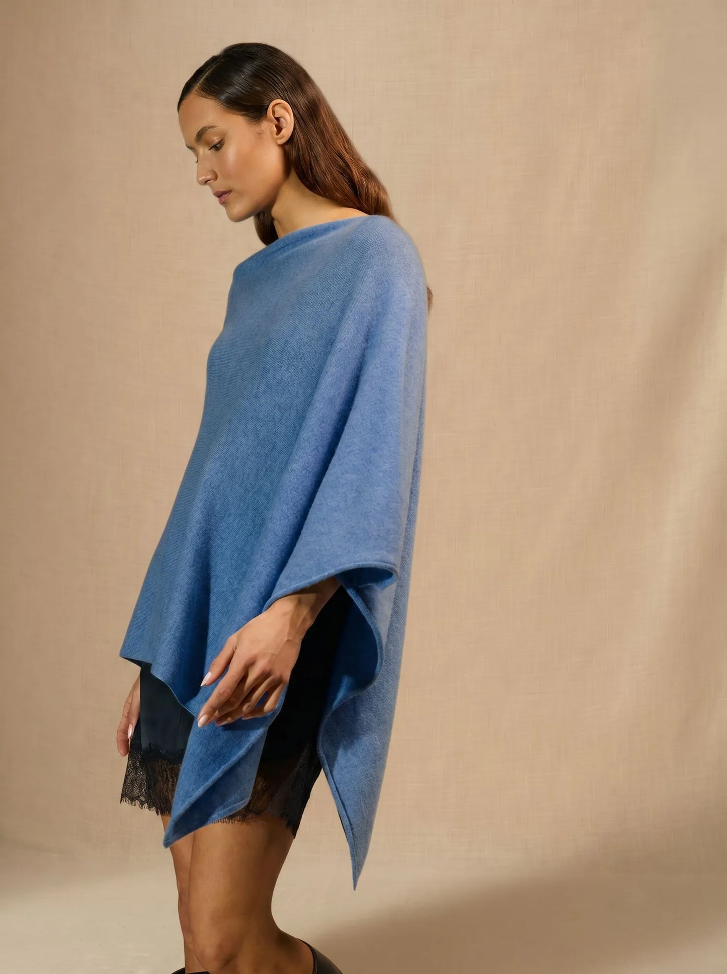 TAMARA poncho sky
