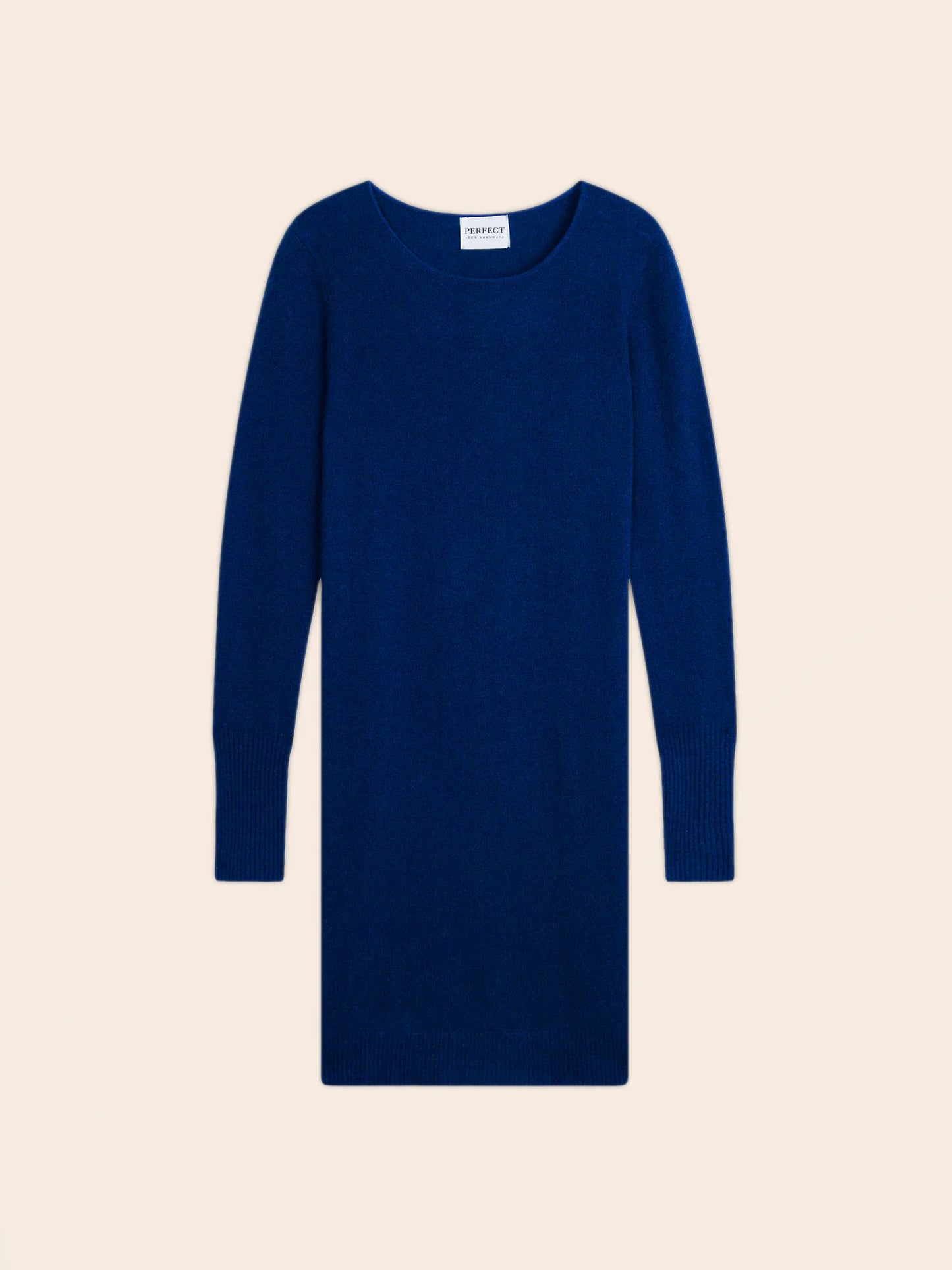MOLLI kleid rundhalsausschnitt ultramarin
