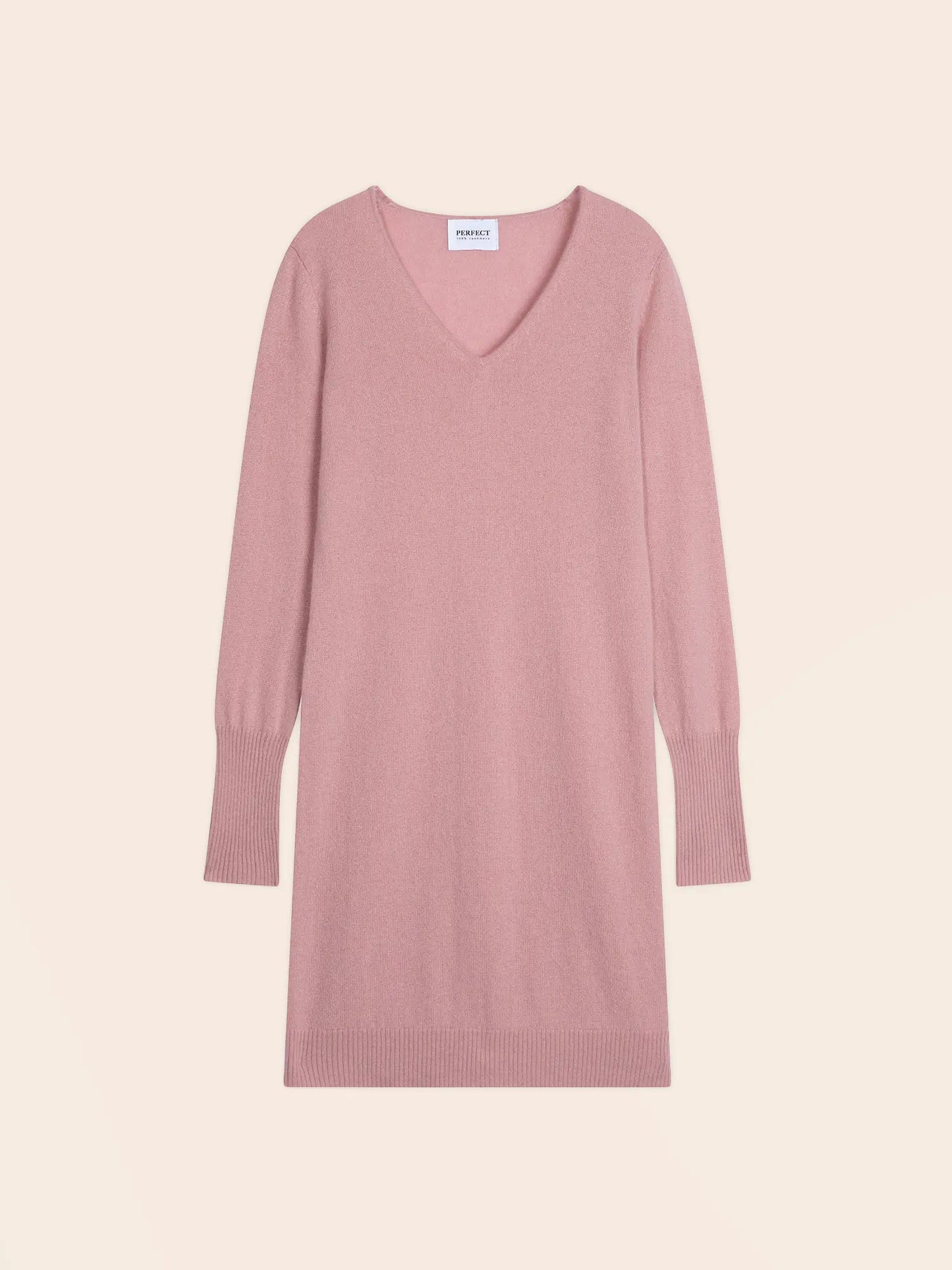 JOY dress v-neck rosewood
