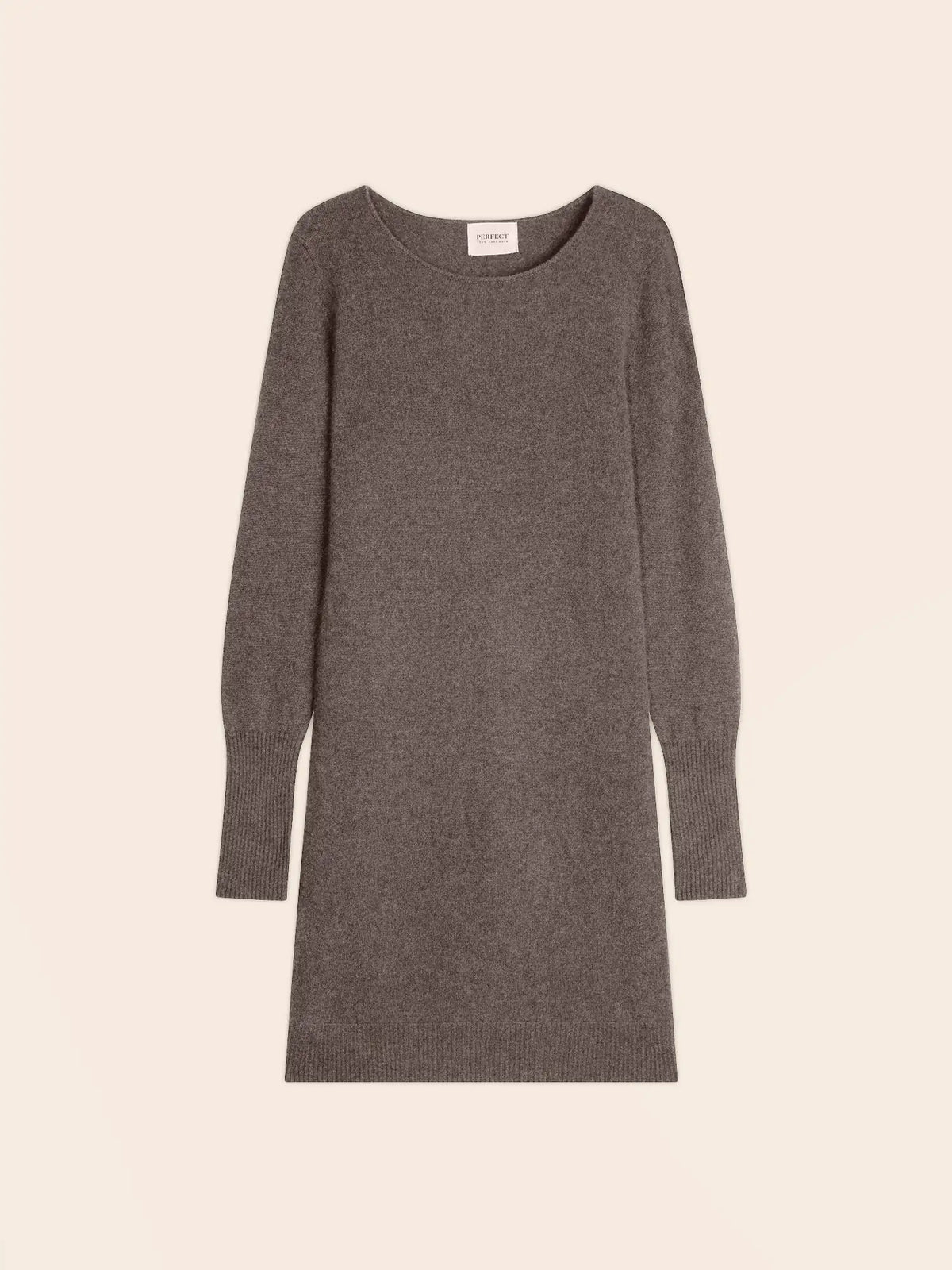 MOLLI dress crew neck heather taupe
