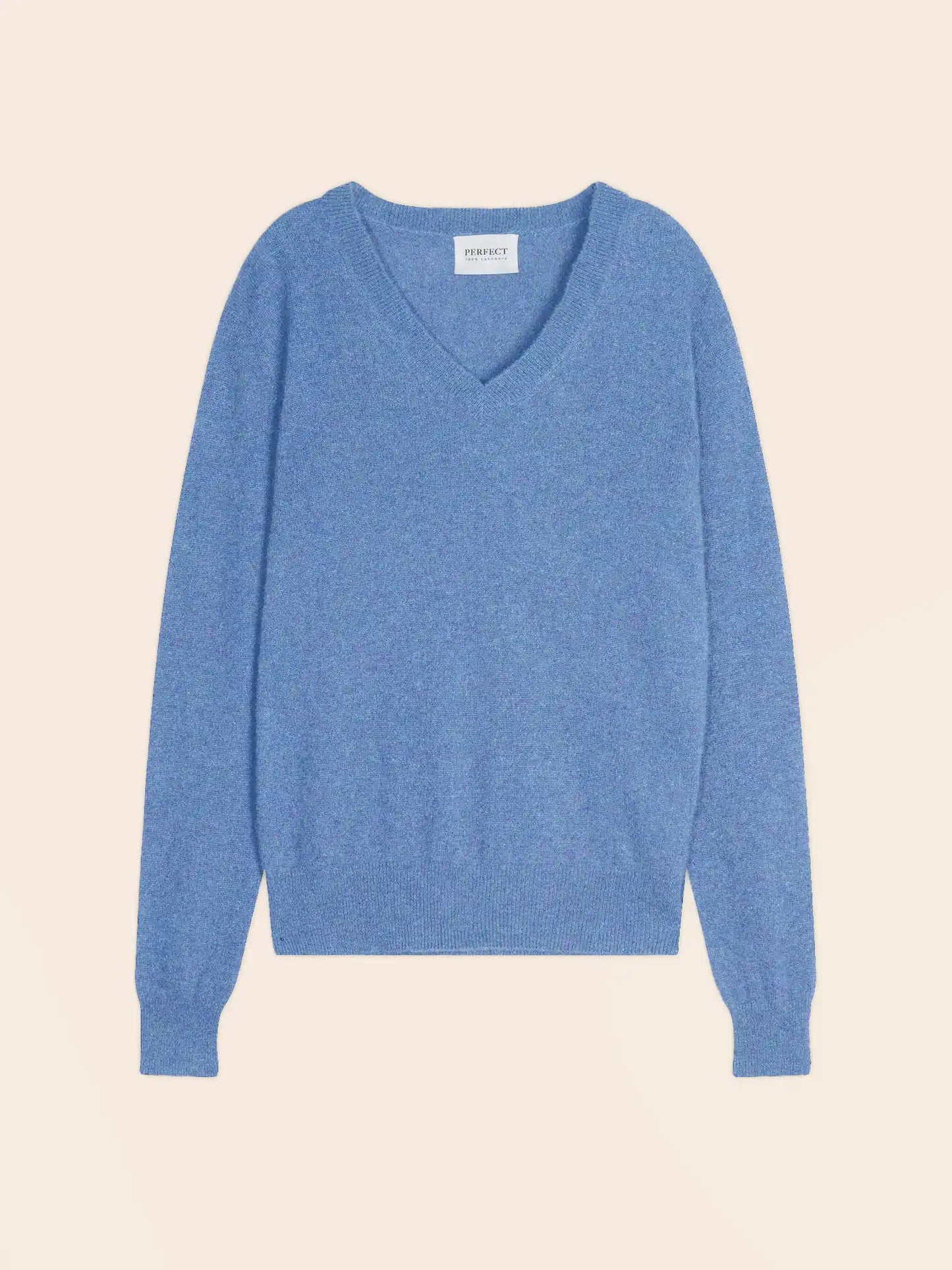 KALIE sweater v-neck sky