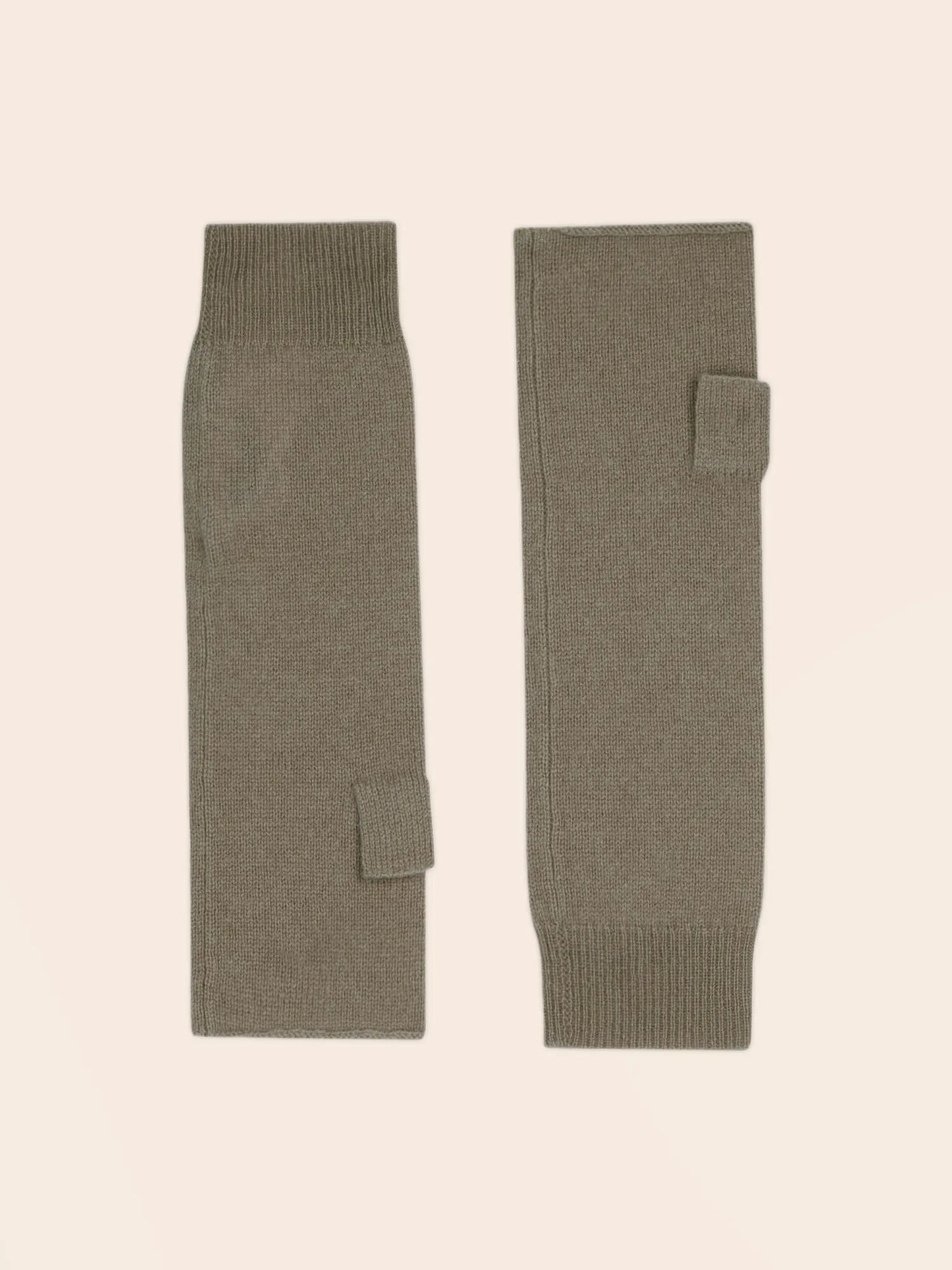 JESSE fingerless gloves army green
