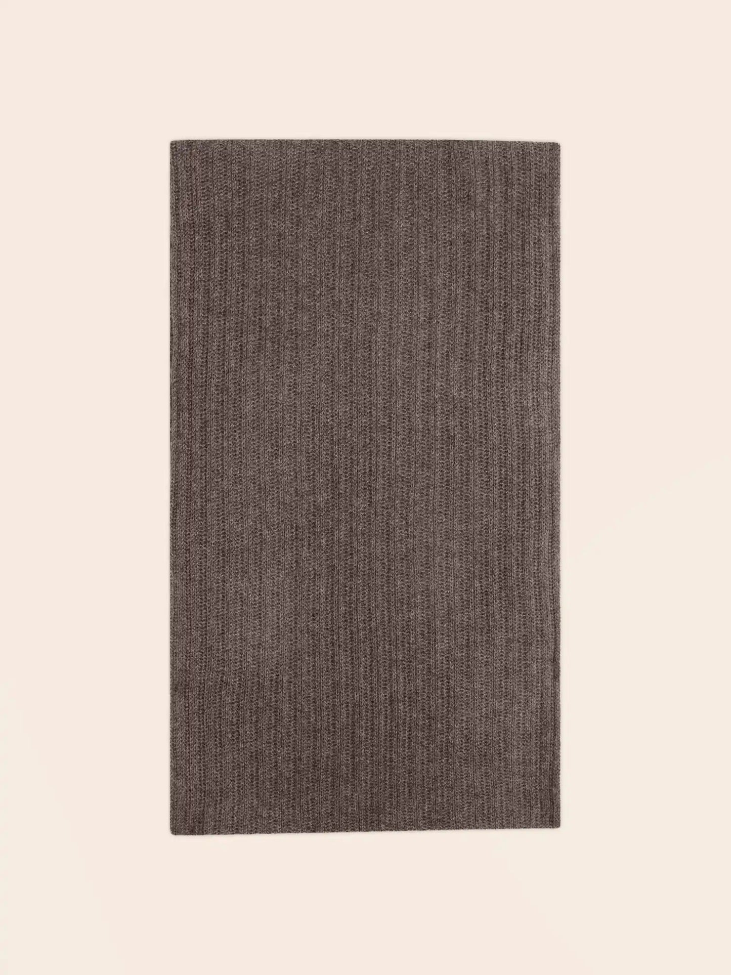 CLODY neck warmer 4 ply heather taupe