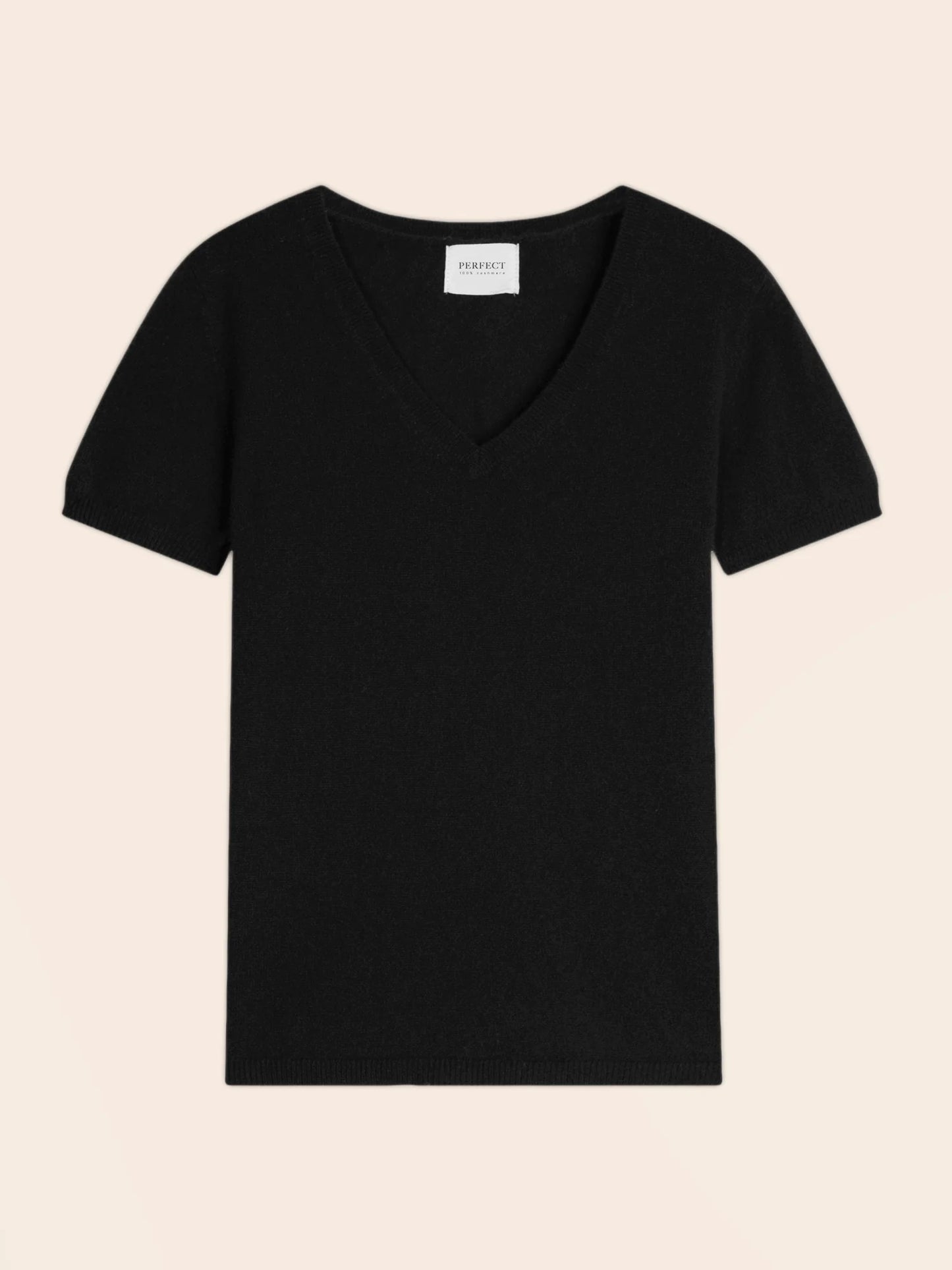 EFIMIA t-shirt v-neck black