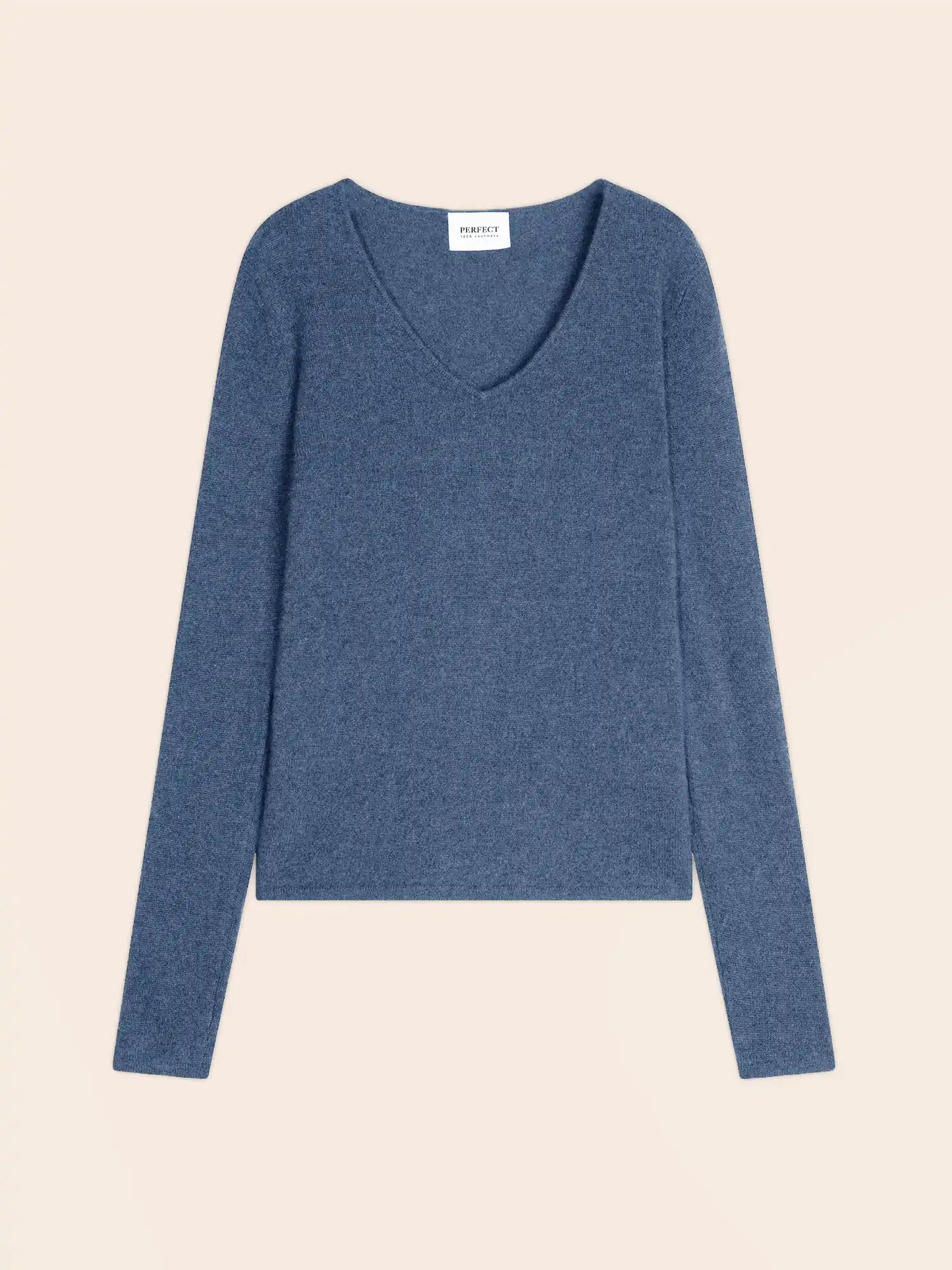 SHANNON sweater v-neck denim blue
