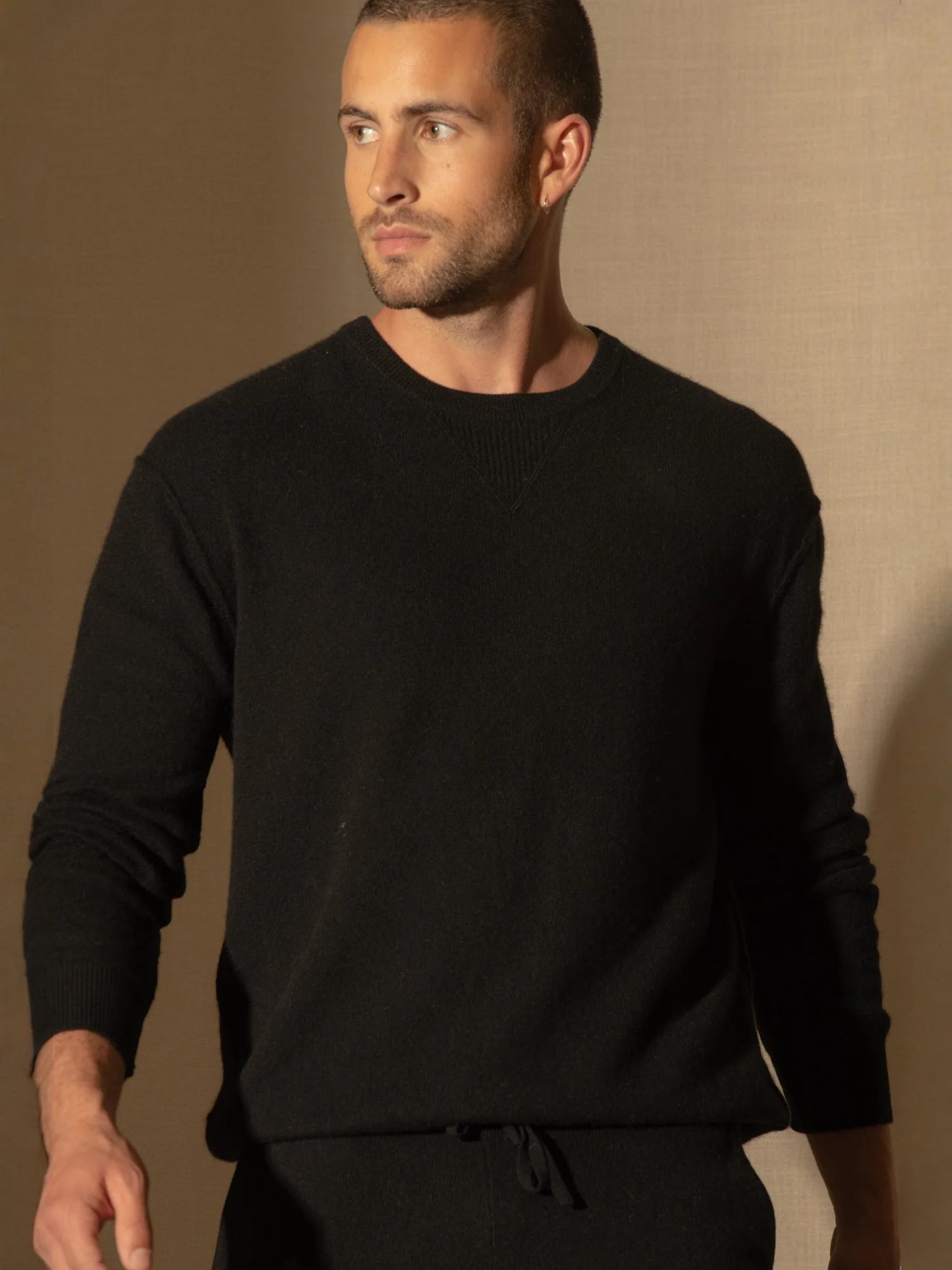 SOAN pullover rundhalsausschnitt schwarz