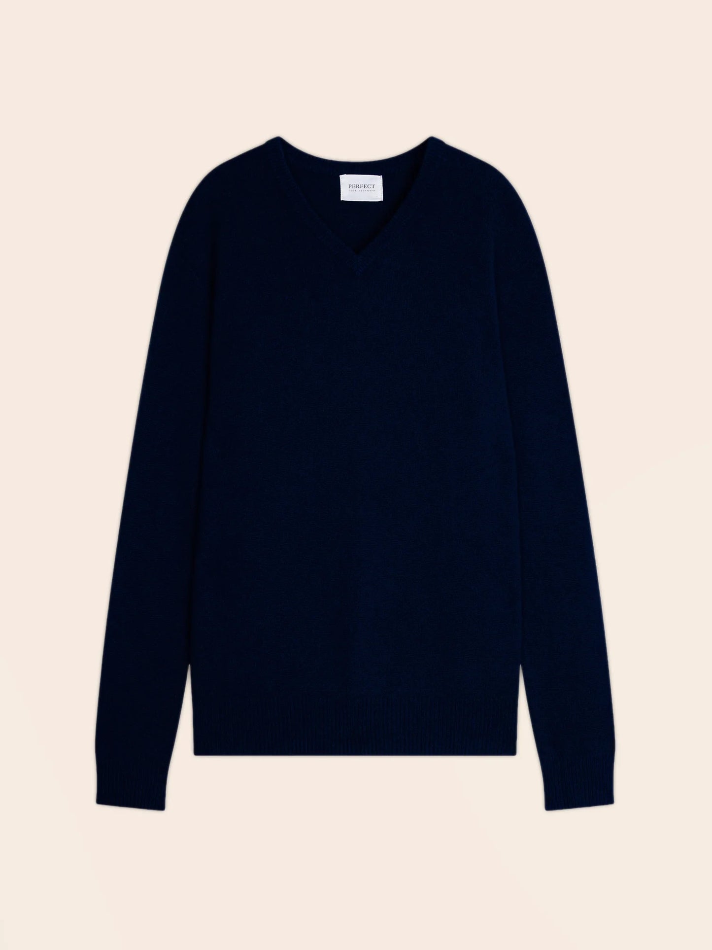 ENZO sweater v-neck 4 ply navy