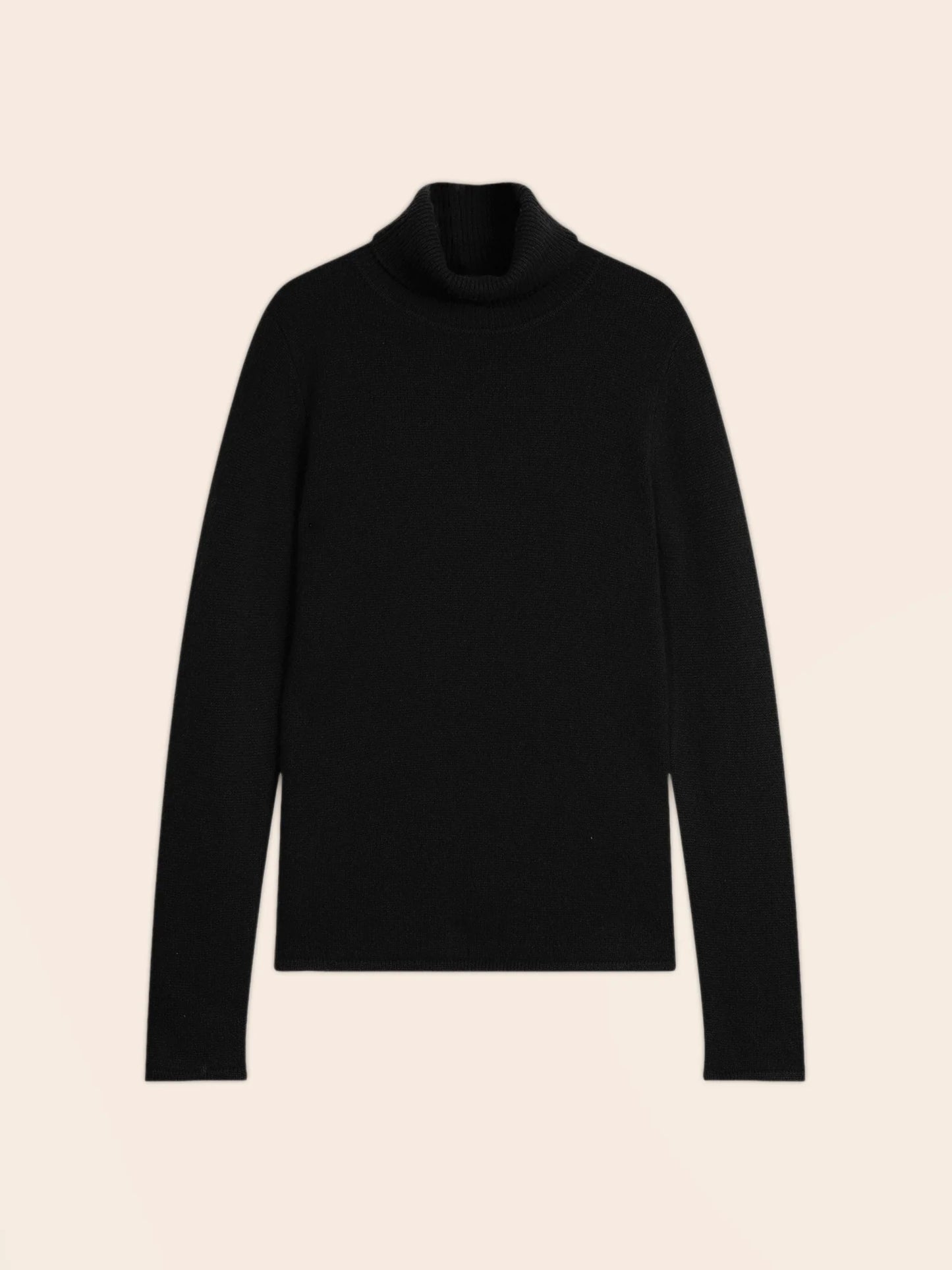 WILLOW sweater turtleneck 4 ply black
