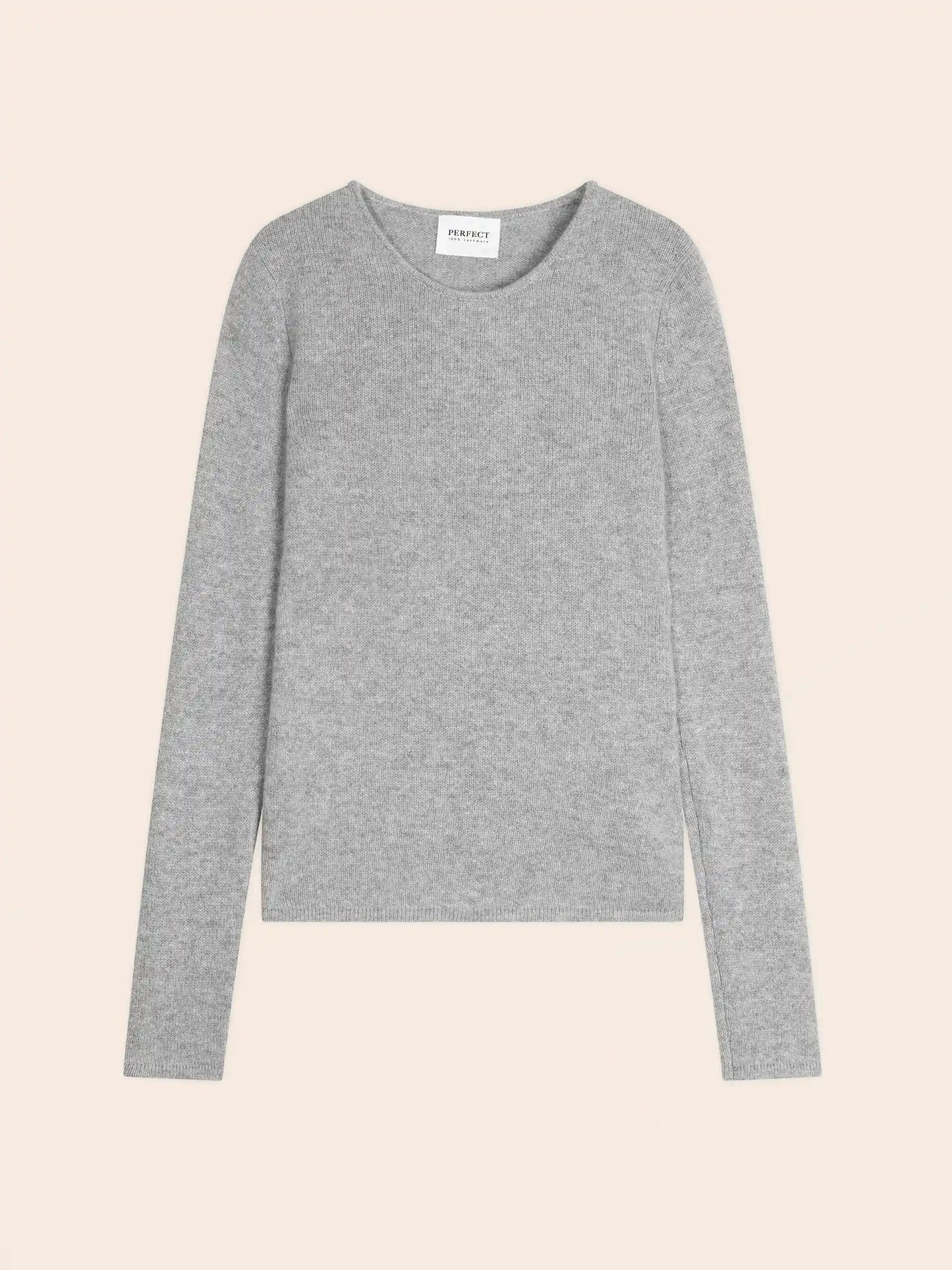 MARYA pullover rundhalsausschnitt 4-fädig wolke meliert