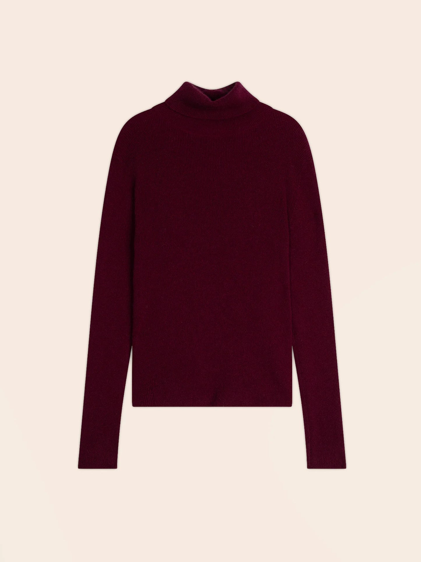 ELLY sweater turtleneck burgundy