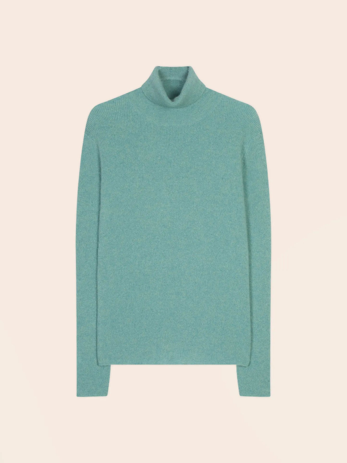 ELLY sweater turtleneck heather green