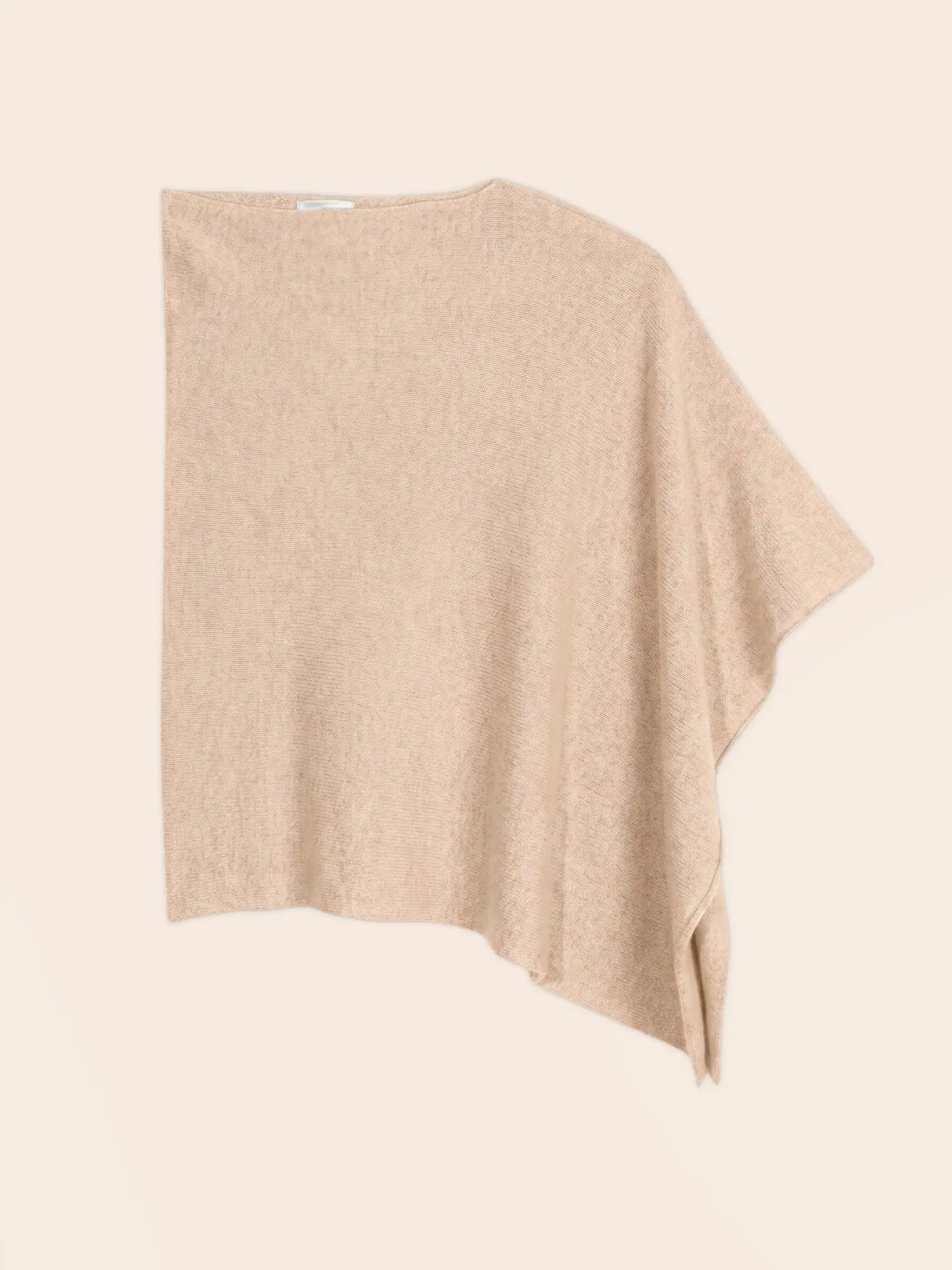 GEORGIA poncho 4 ply sand