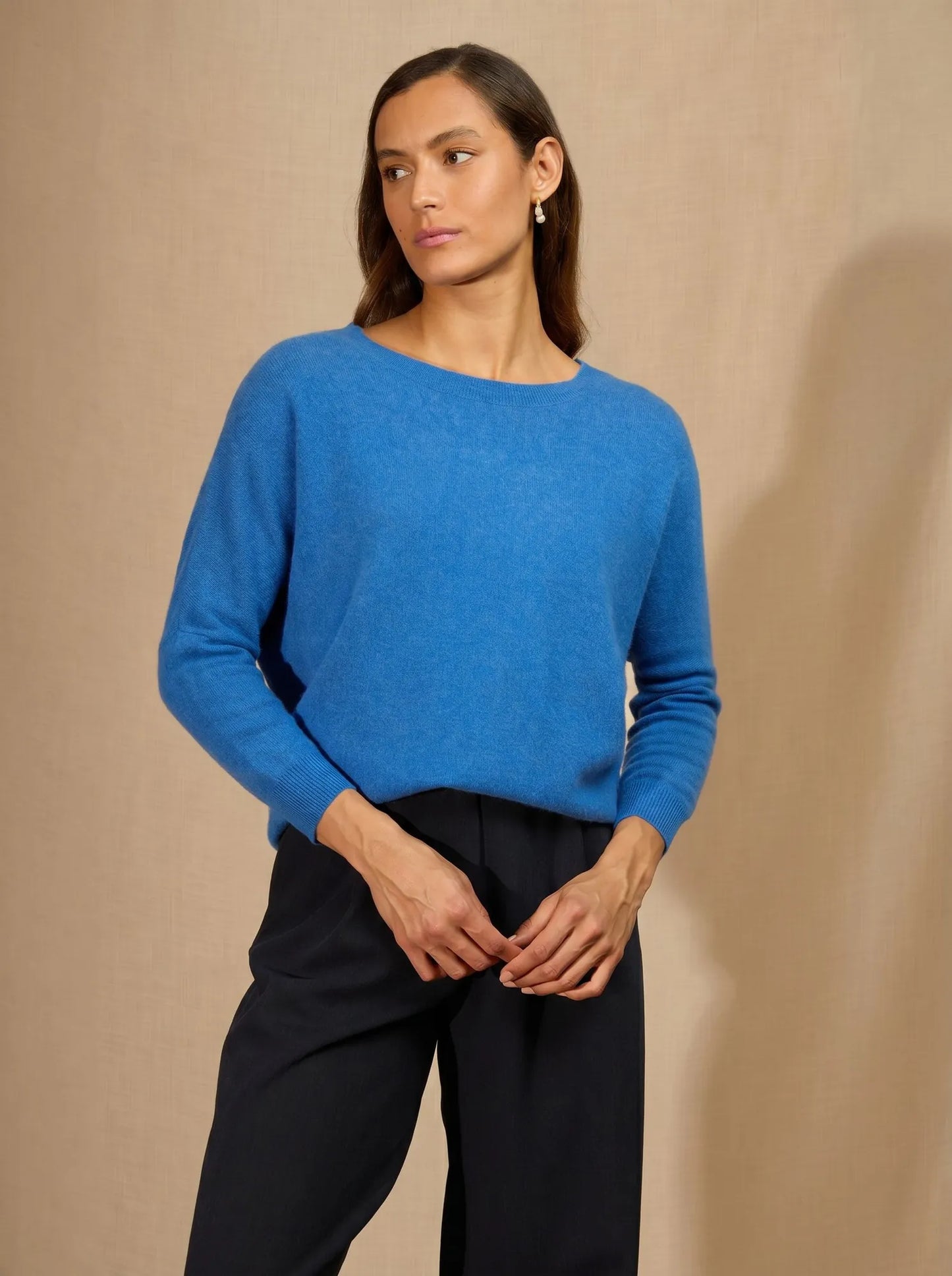 MOLLY sweater chauve souris electric blue