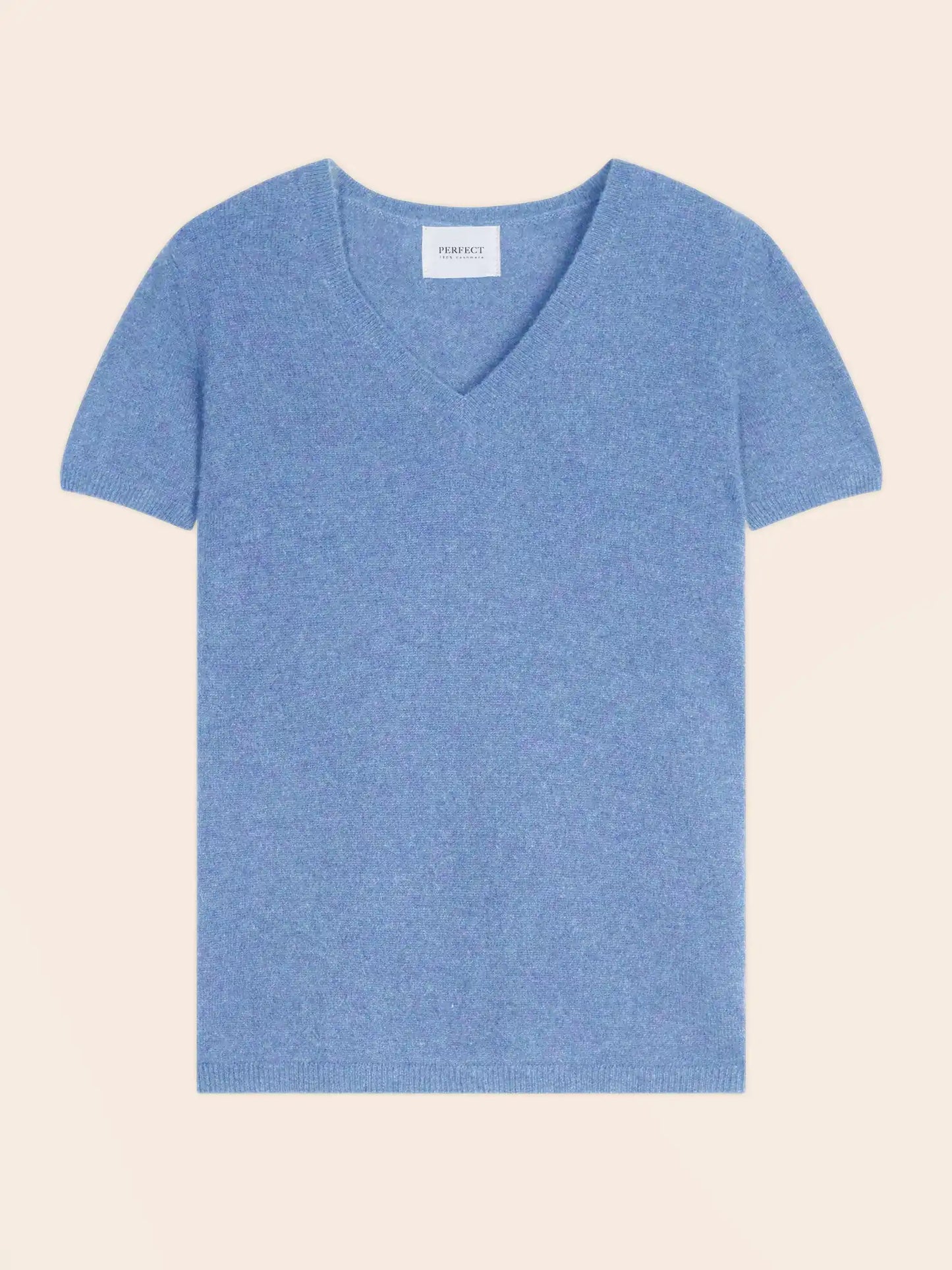 EFIMIA t-shirt v-neck sky