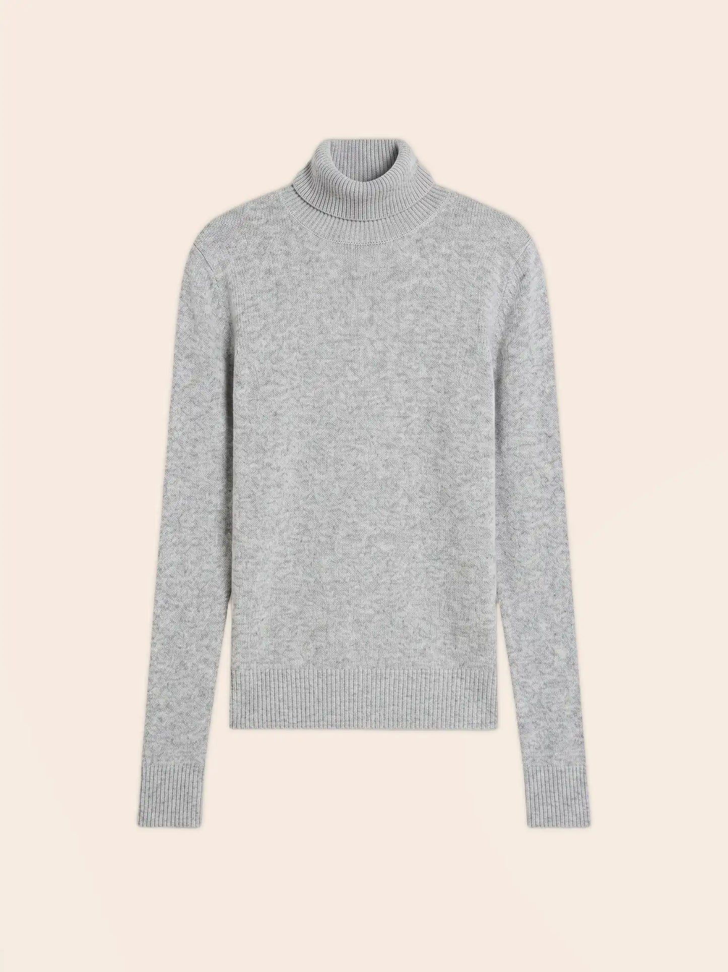 ASHLEY sweater turtleneck heather glacier