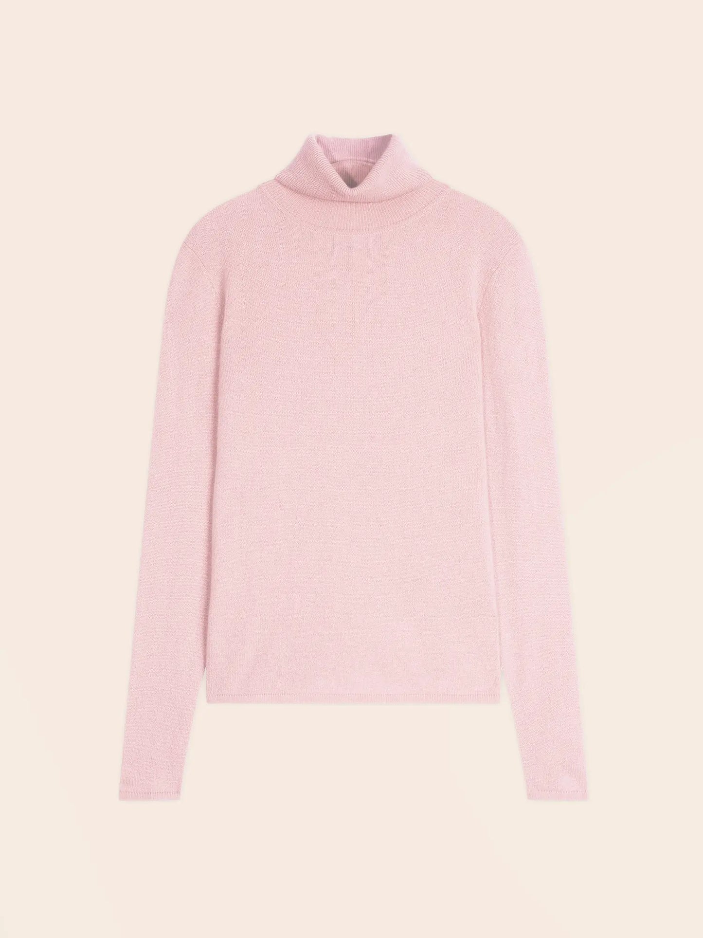 ASHLEY sweater turtleneck powder pink