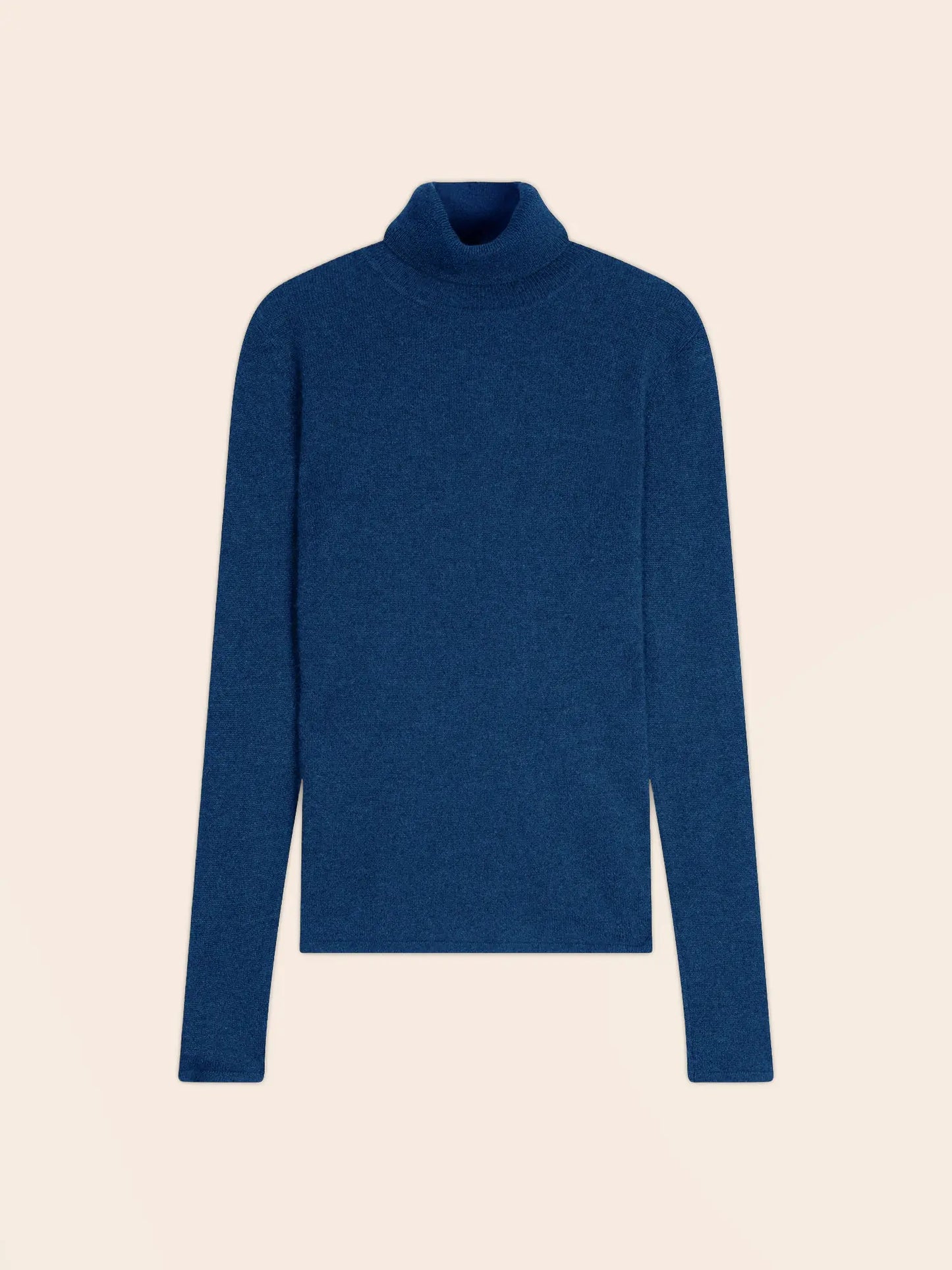 ASHLEY sweater turtleneck heather blue