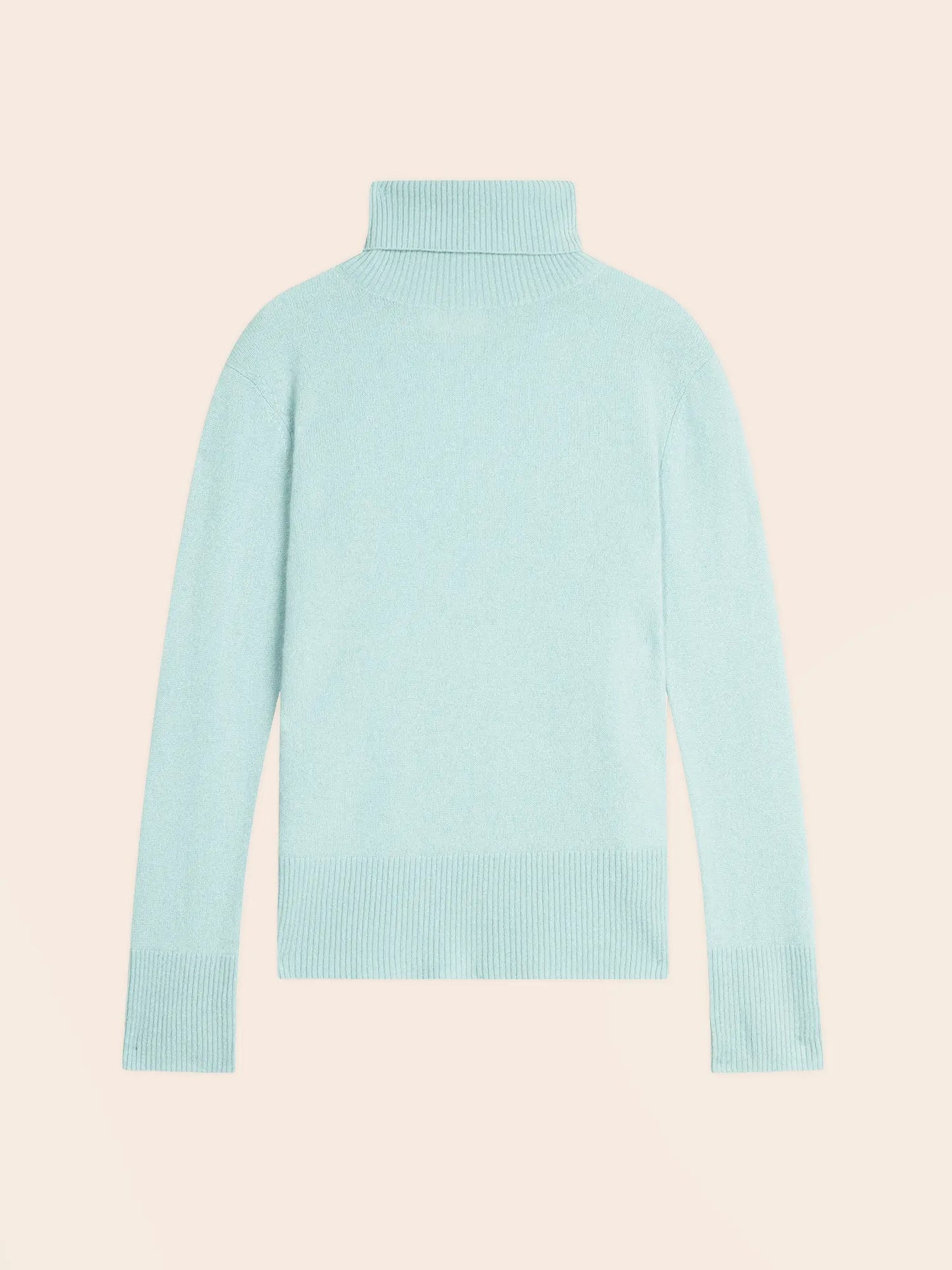 CAM sweater turtleneck lagoon green